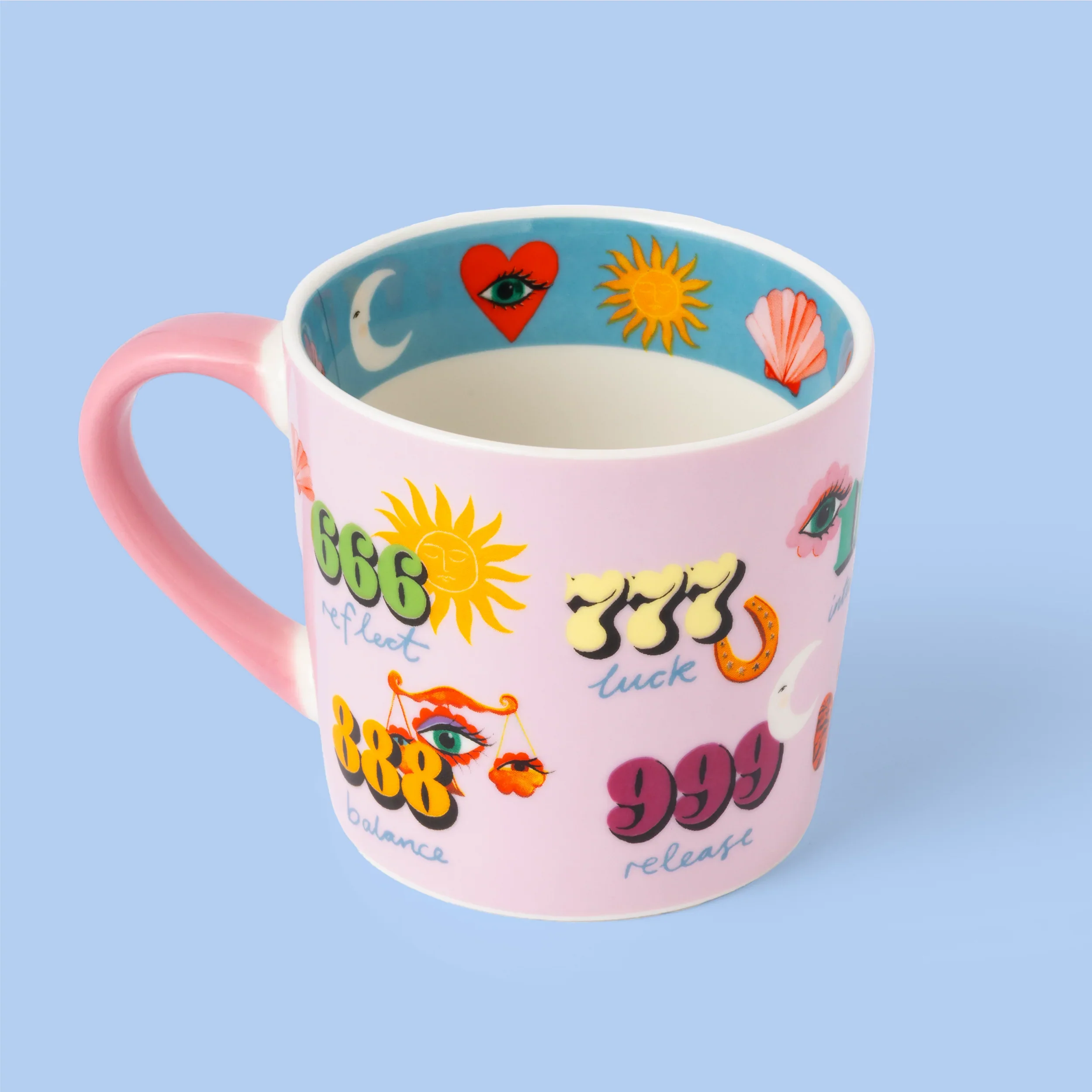 Angel Numbers Pink Mug - Image 2