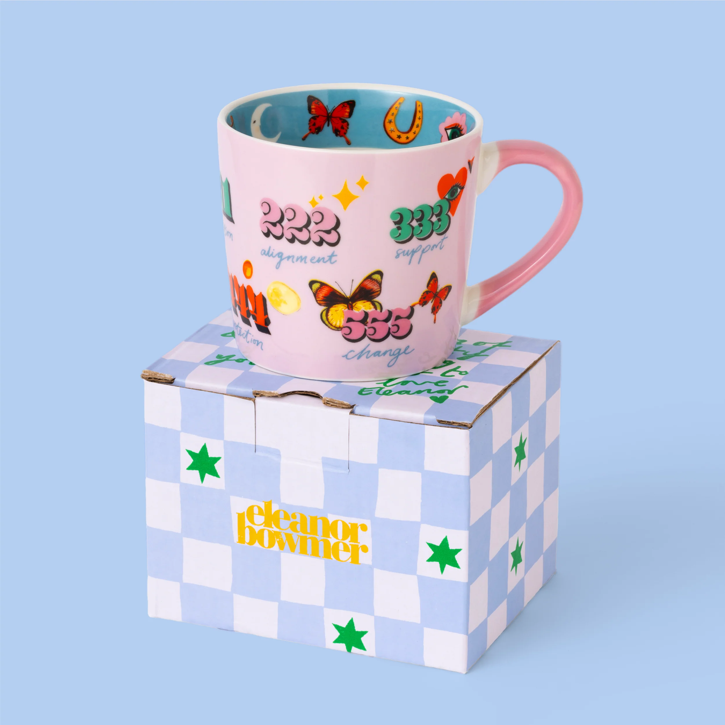 Angel Numbers Pink Mug - Image 4