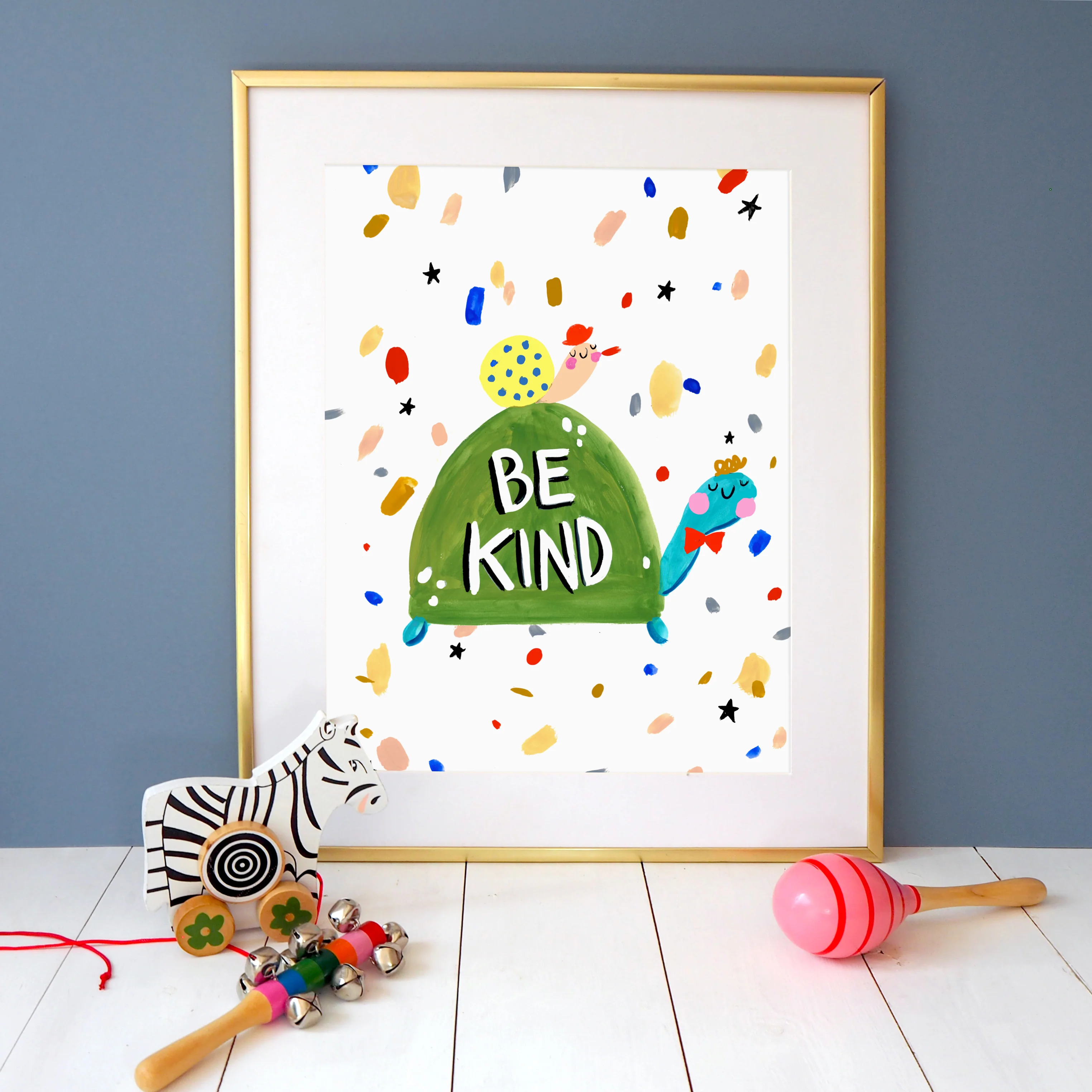 Be Kind Tortoise Print - Image 3