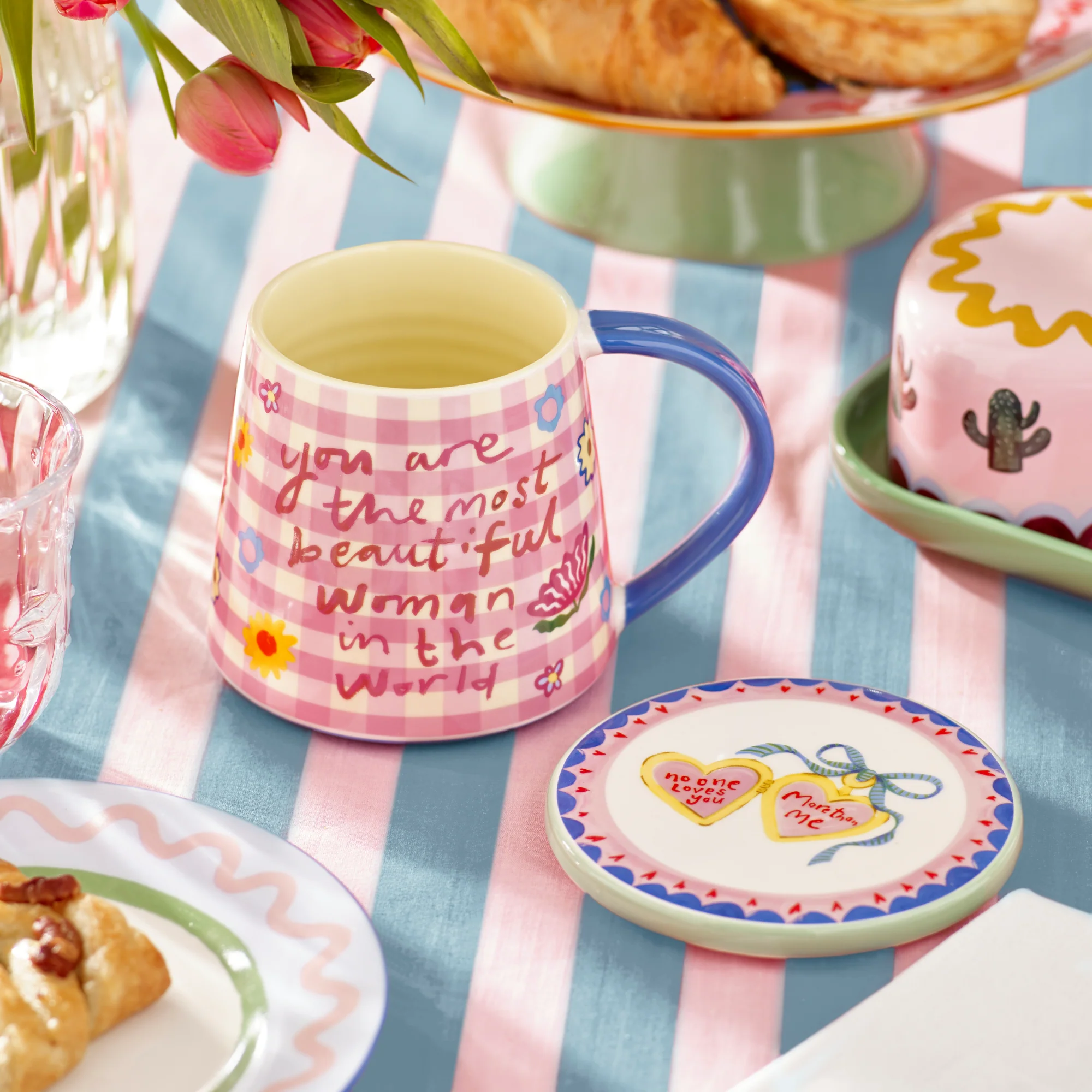 Beautiful Mum Mug & Coaster Set - Image 4