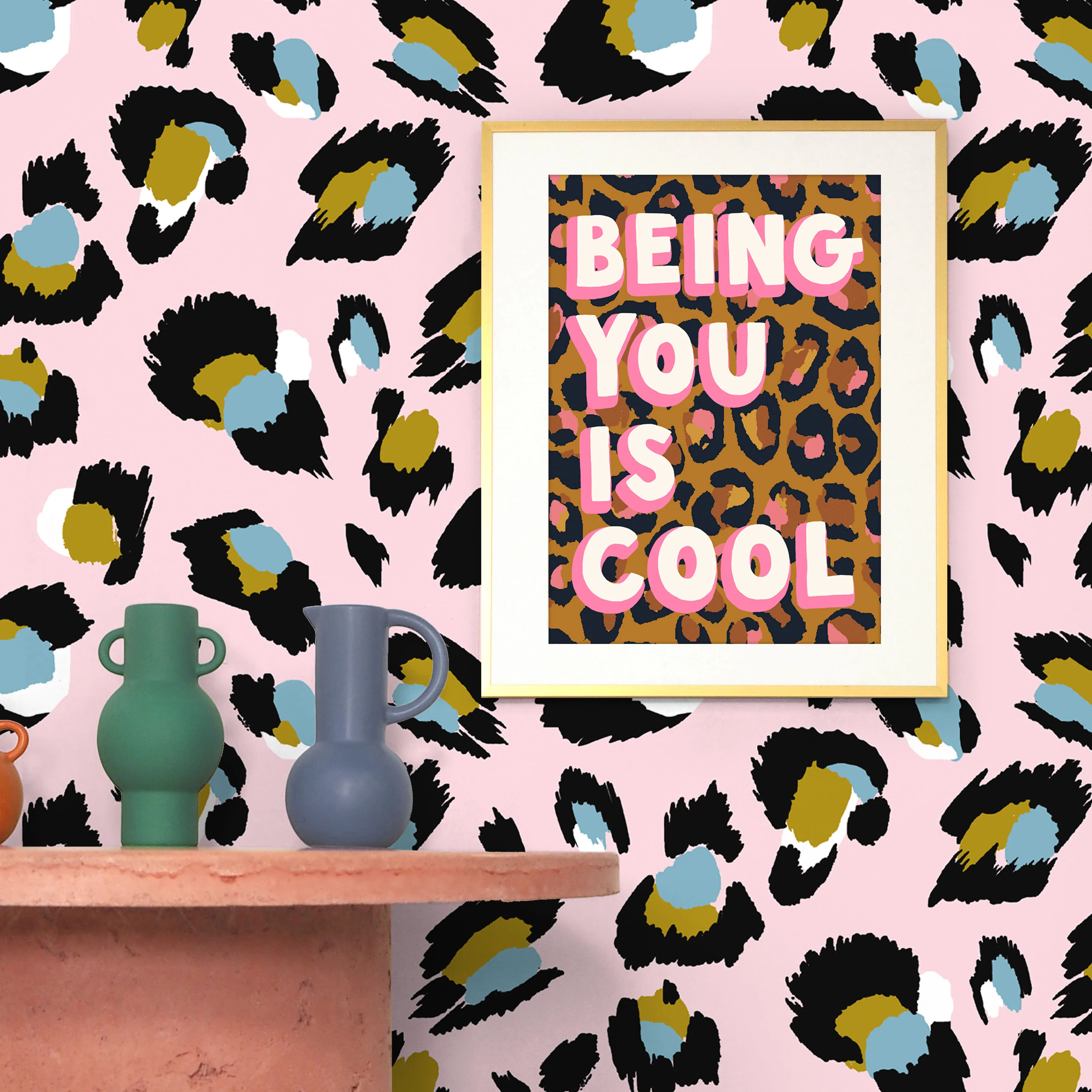 Being You Is Cool Leopard Print - Image 3