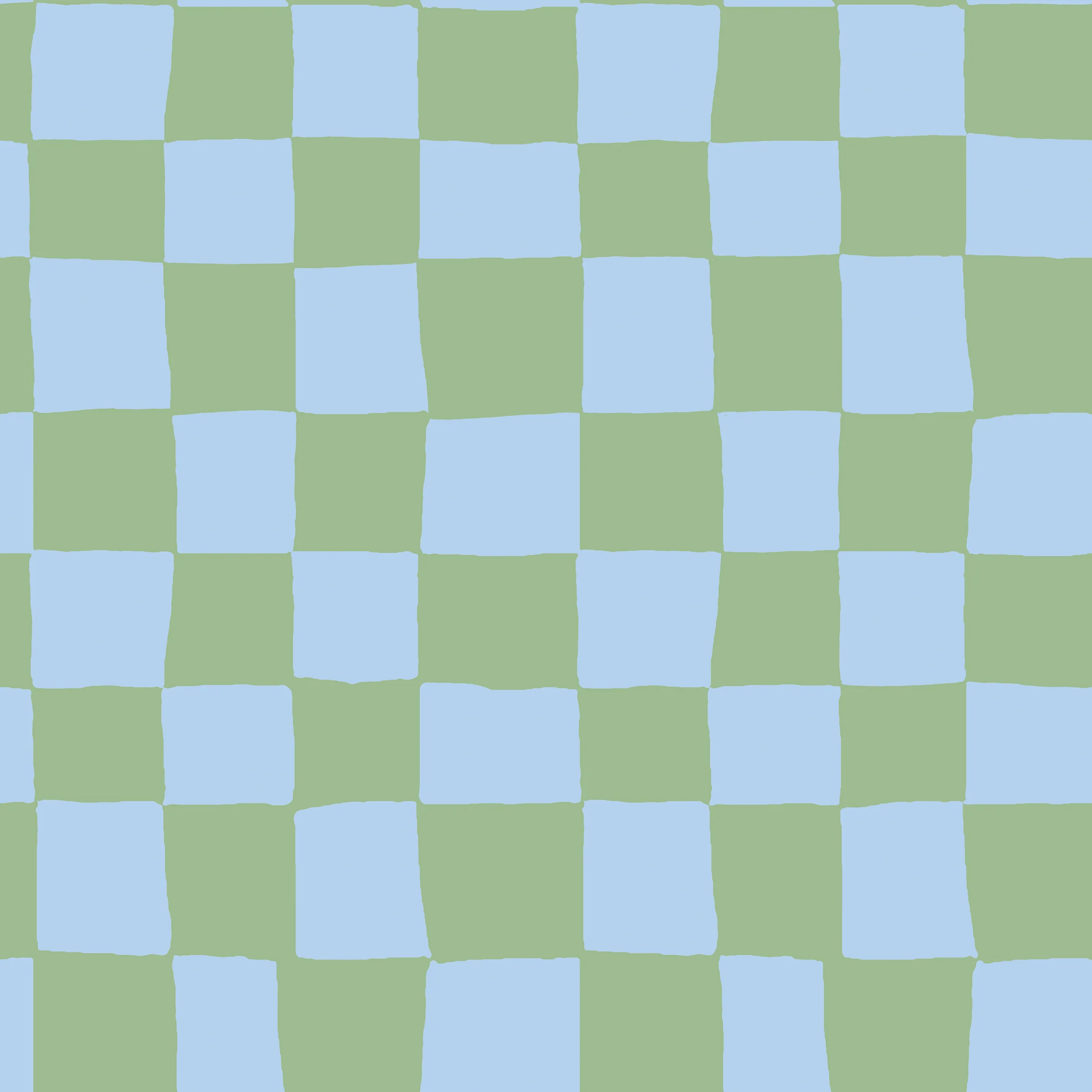 Blue & Green Checkerboard Wallpaper - Image 2