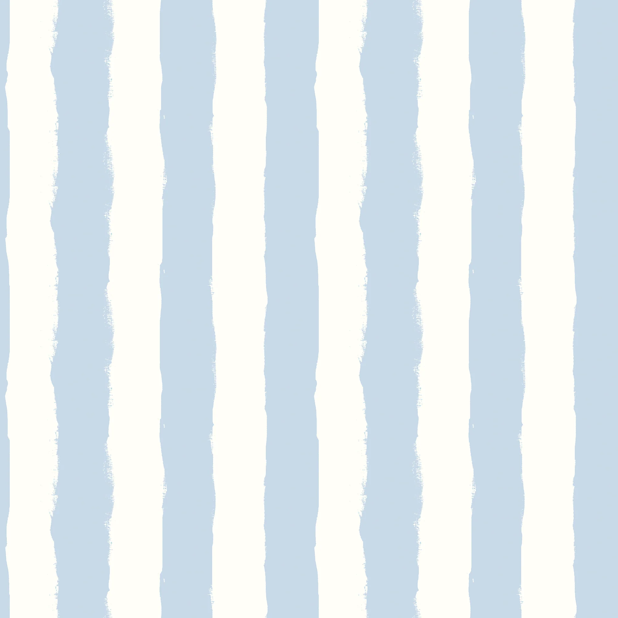 Blue Painted Stripe Wallpaper - Image 2