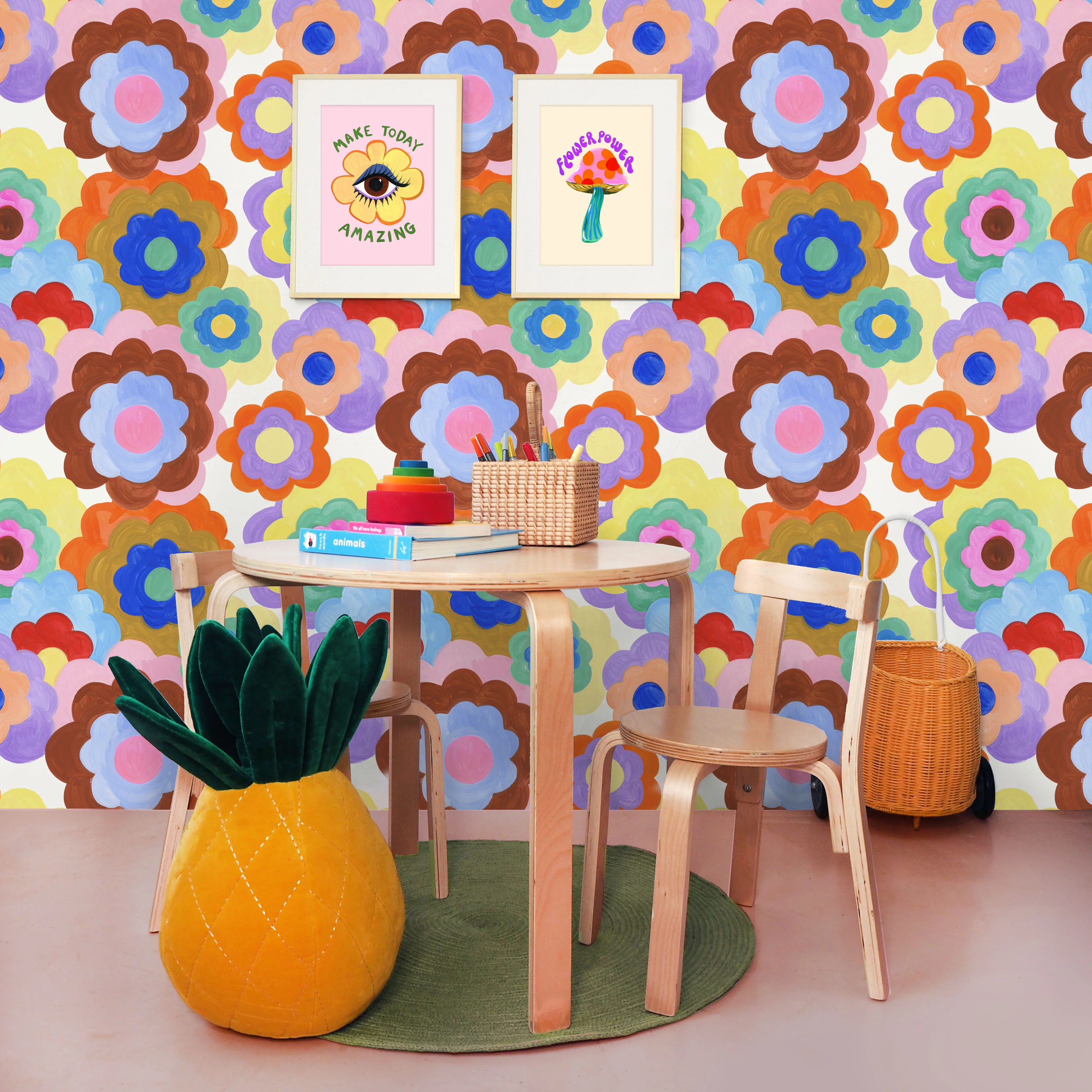 Bold Floral Wallpaper - Image 3
