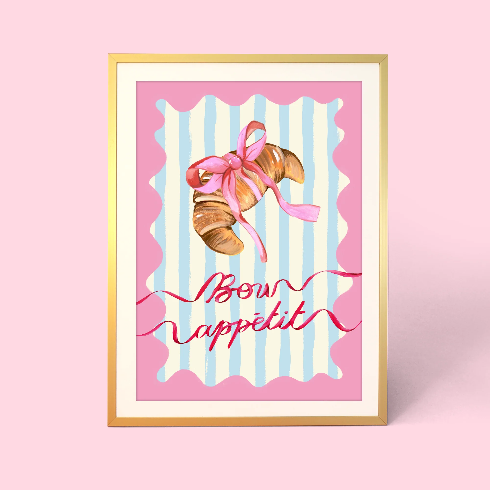 Bow Appétit Croissant Print - Image 3