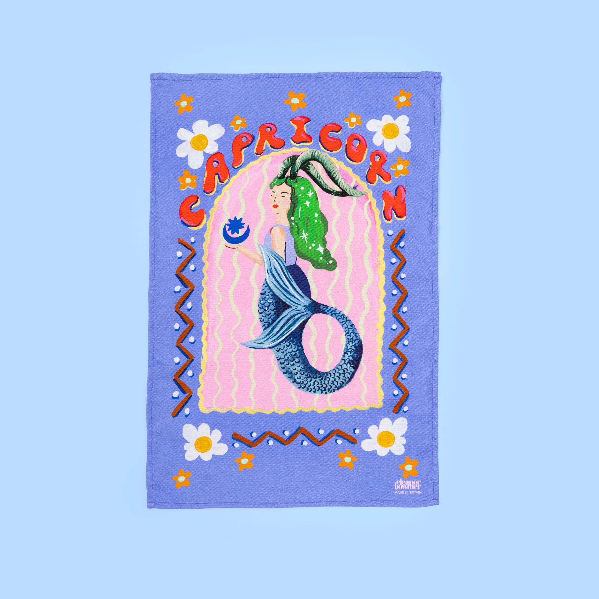 Capricorn Zodiac Tea Towel - Image 2