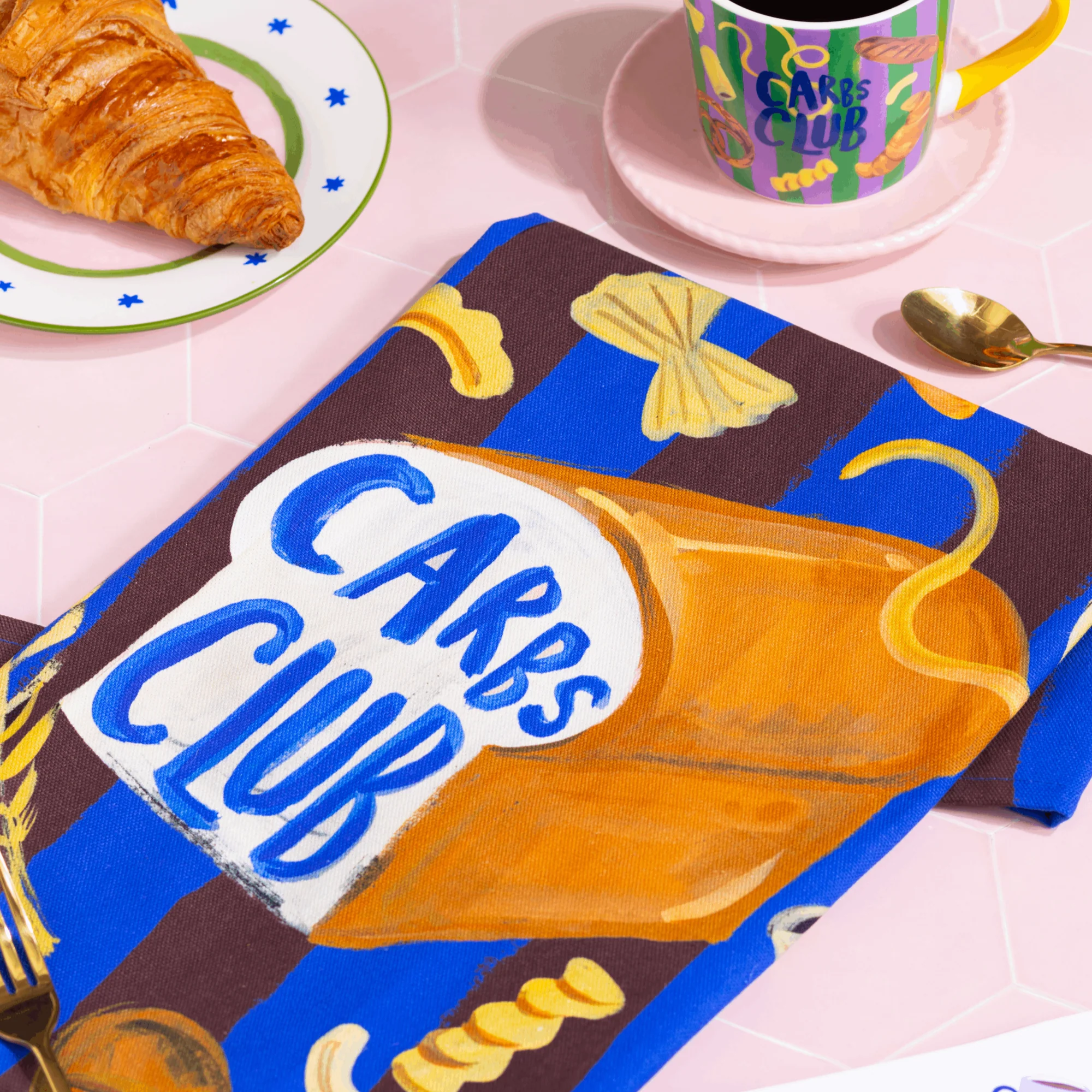 Carbs Club Tea Towel - Image 4