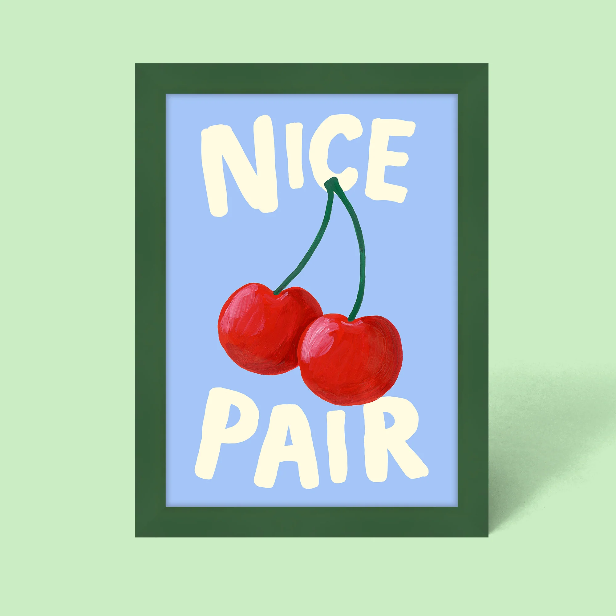 Cherry Nice Pair Framed Print - Image 3