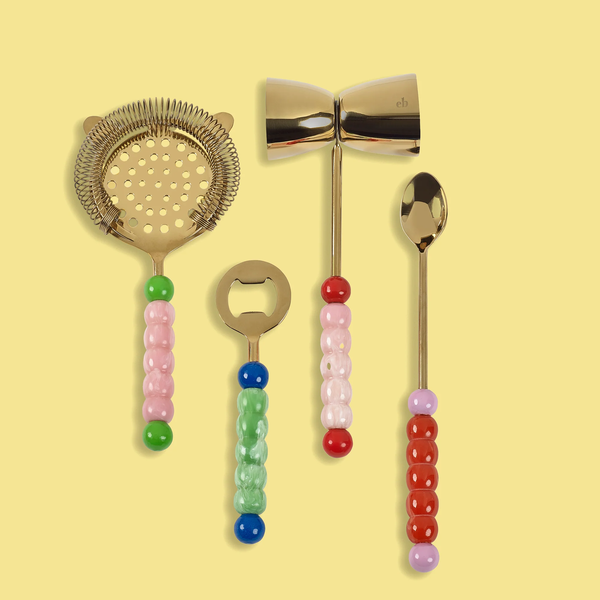 Cin Cin Cocktail Shaker & Tools Gift Set - Image 5