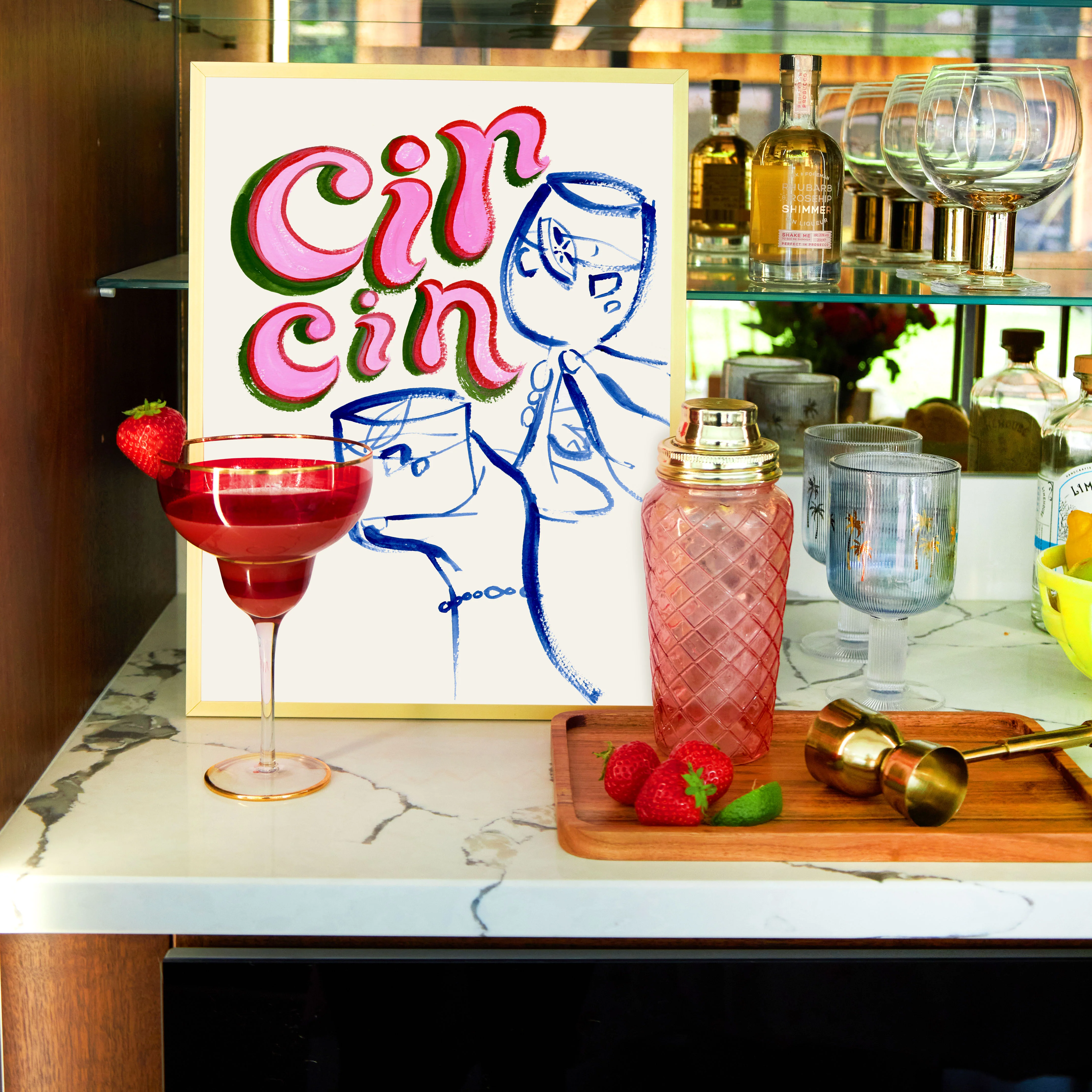 Cin Cin Cheers Print - Image 3