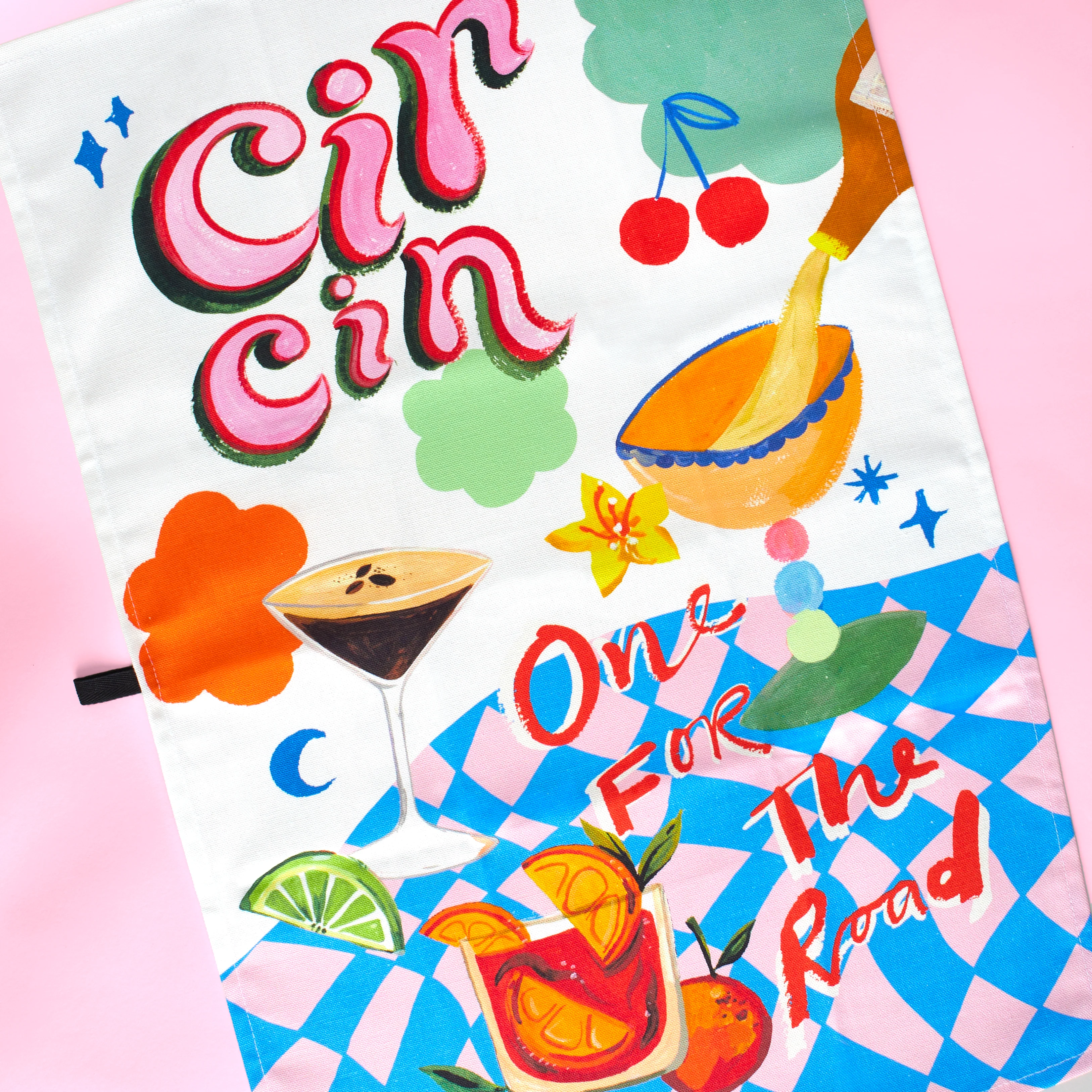 Cin Cin Tea Towel - Image 5