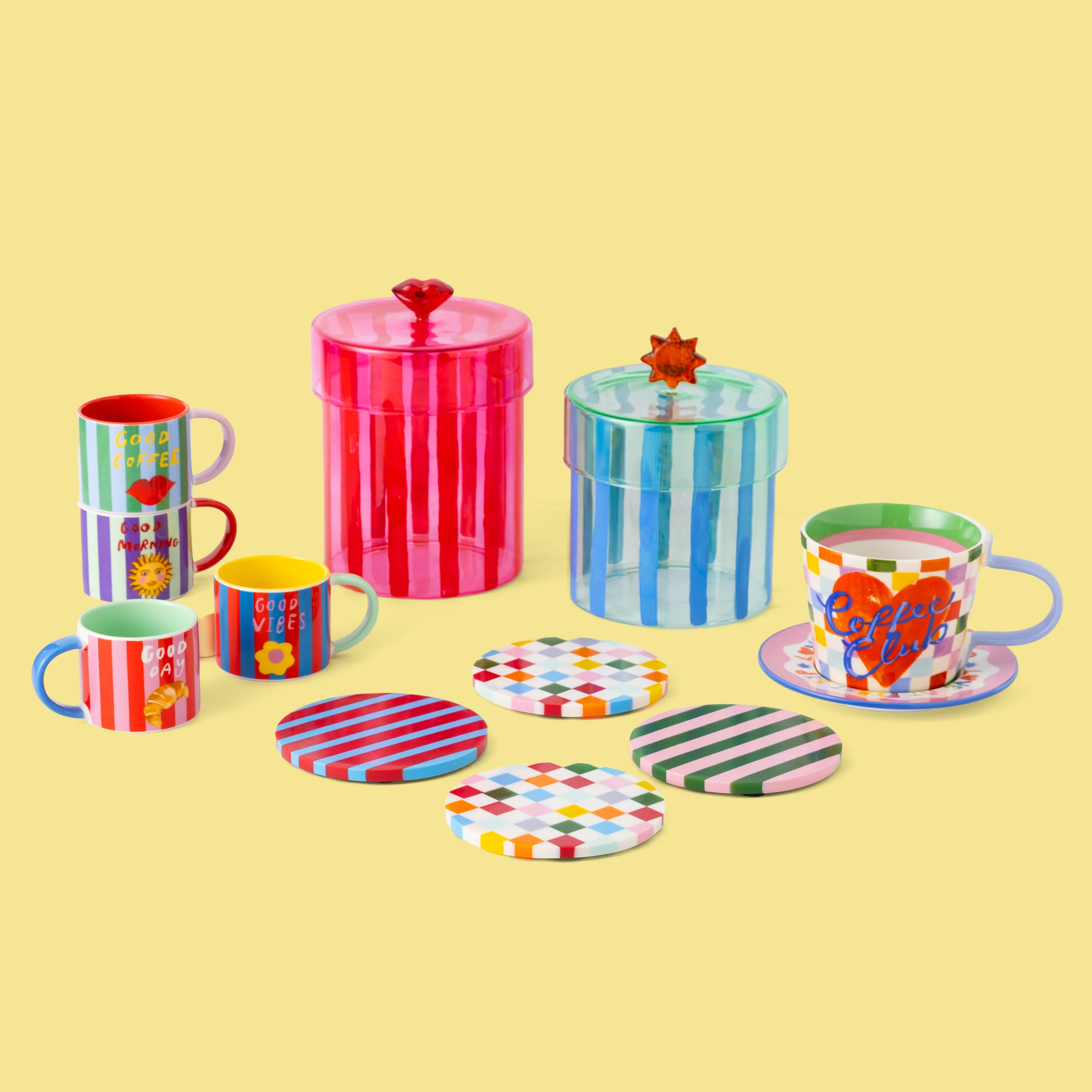 Coffee Club Set of 4 Espresso Cups - Image 10