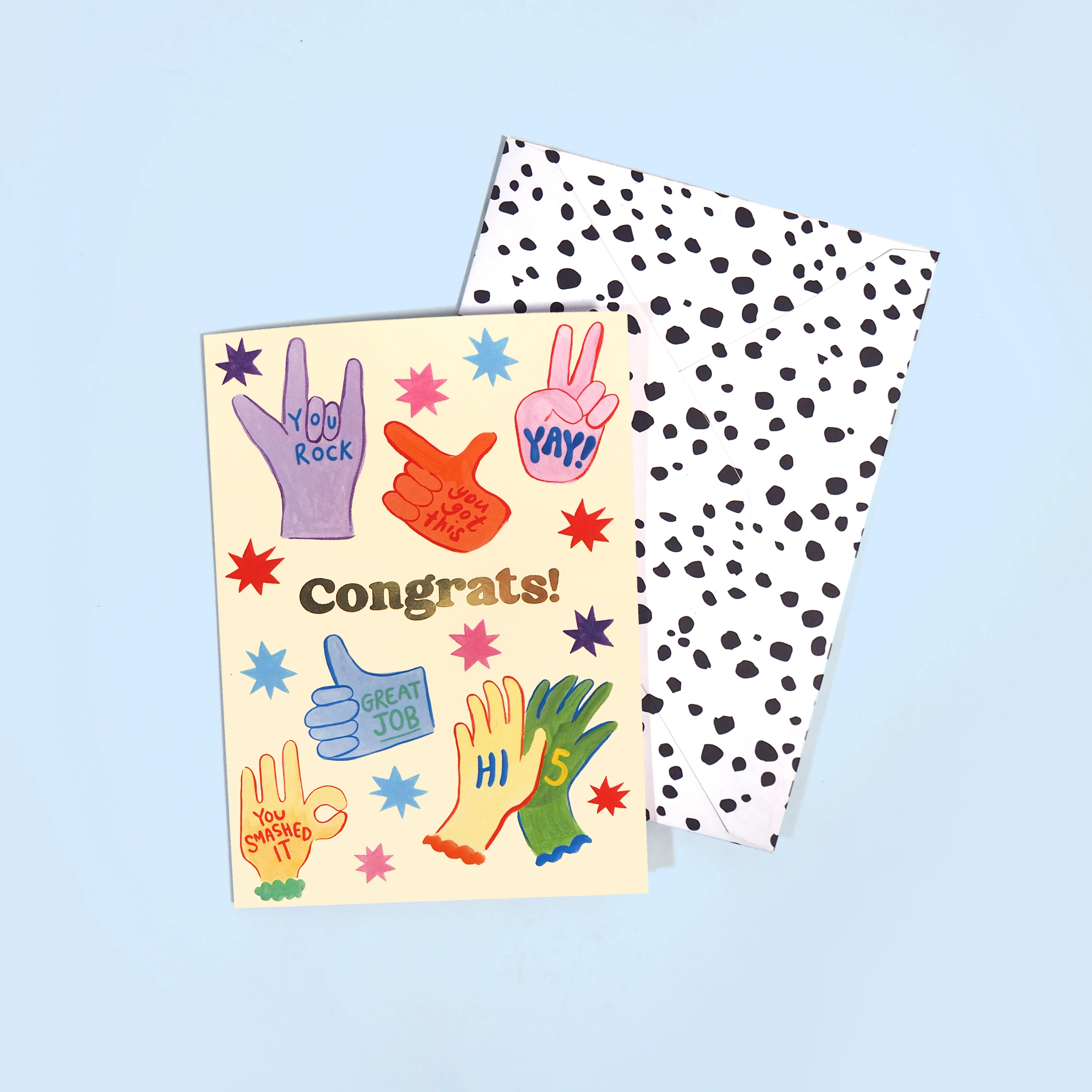 Congrats Hands Card - Image 2