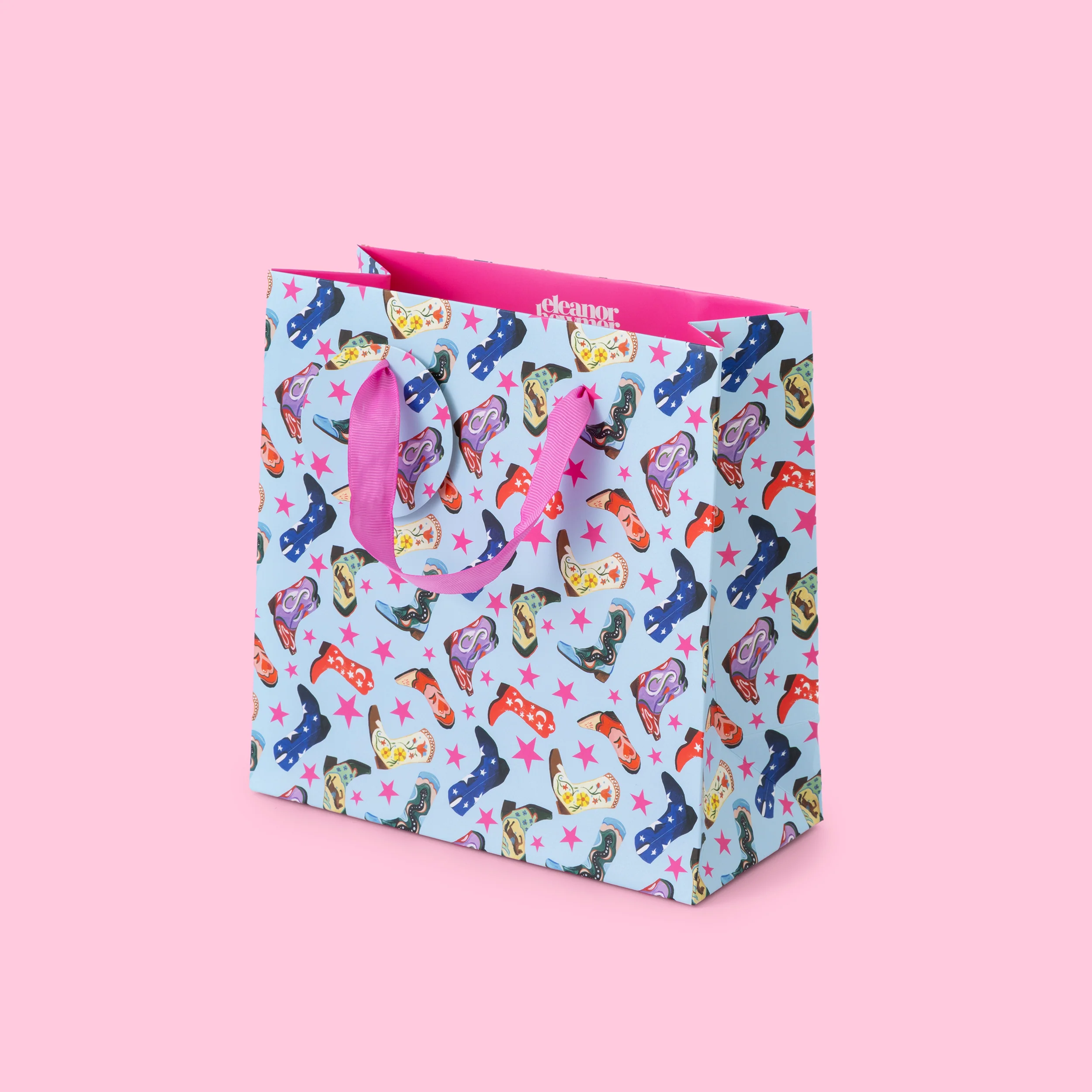 Cowboy Boots Medium Gift Bag - Image 2