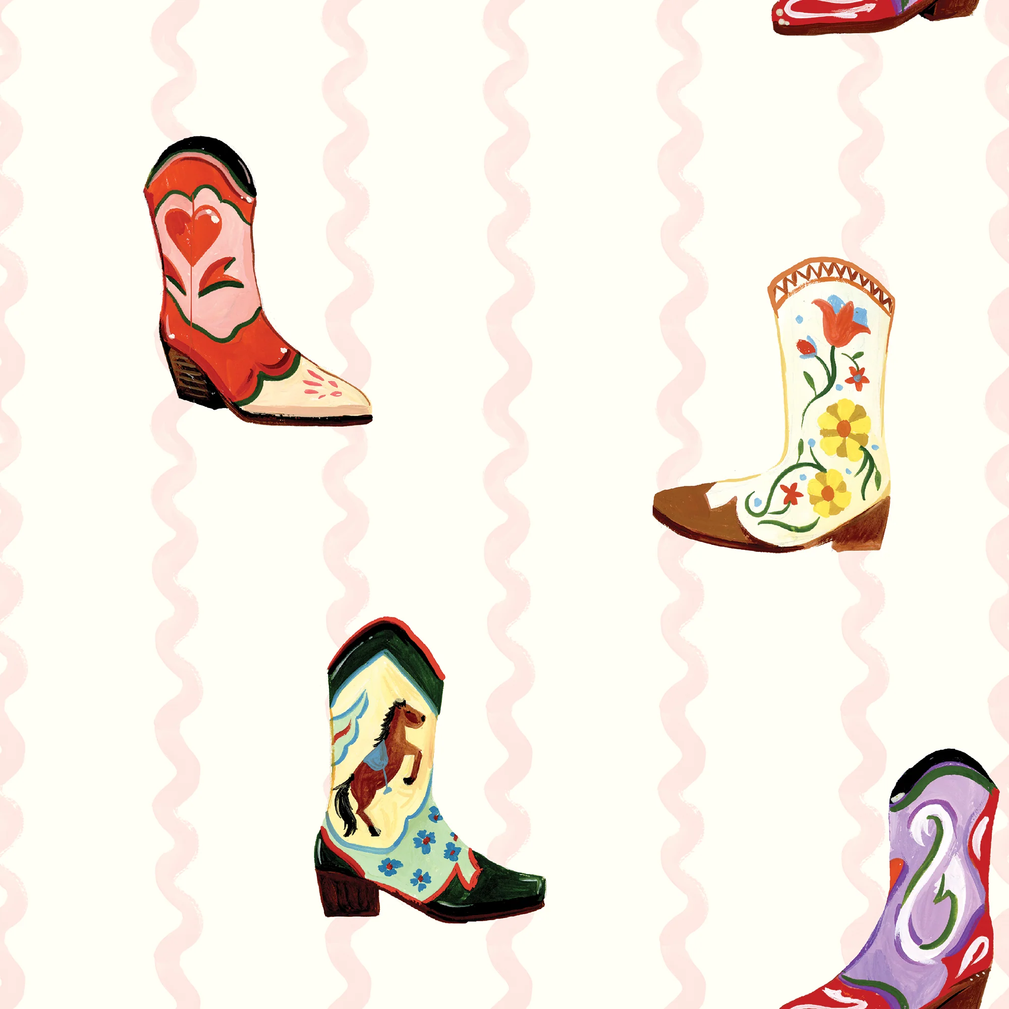 Cowboy Boots Wallpaper - Image 3