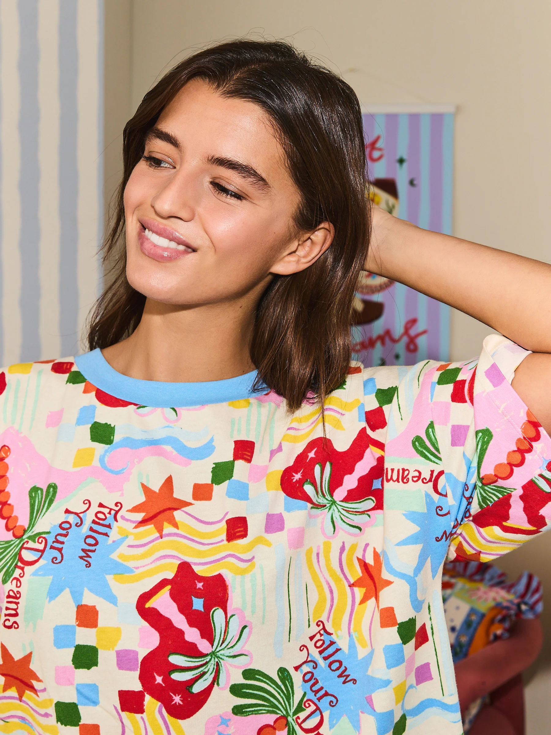 Dreamer Short Sleeve Twosie Pyjama Set - Image 5