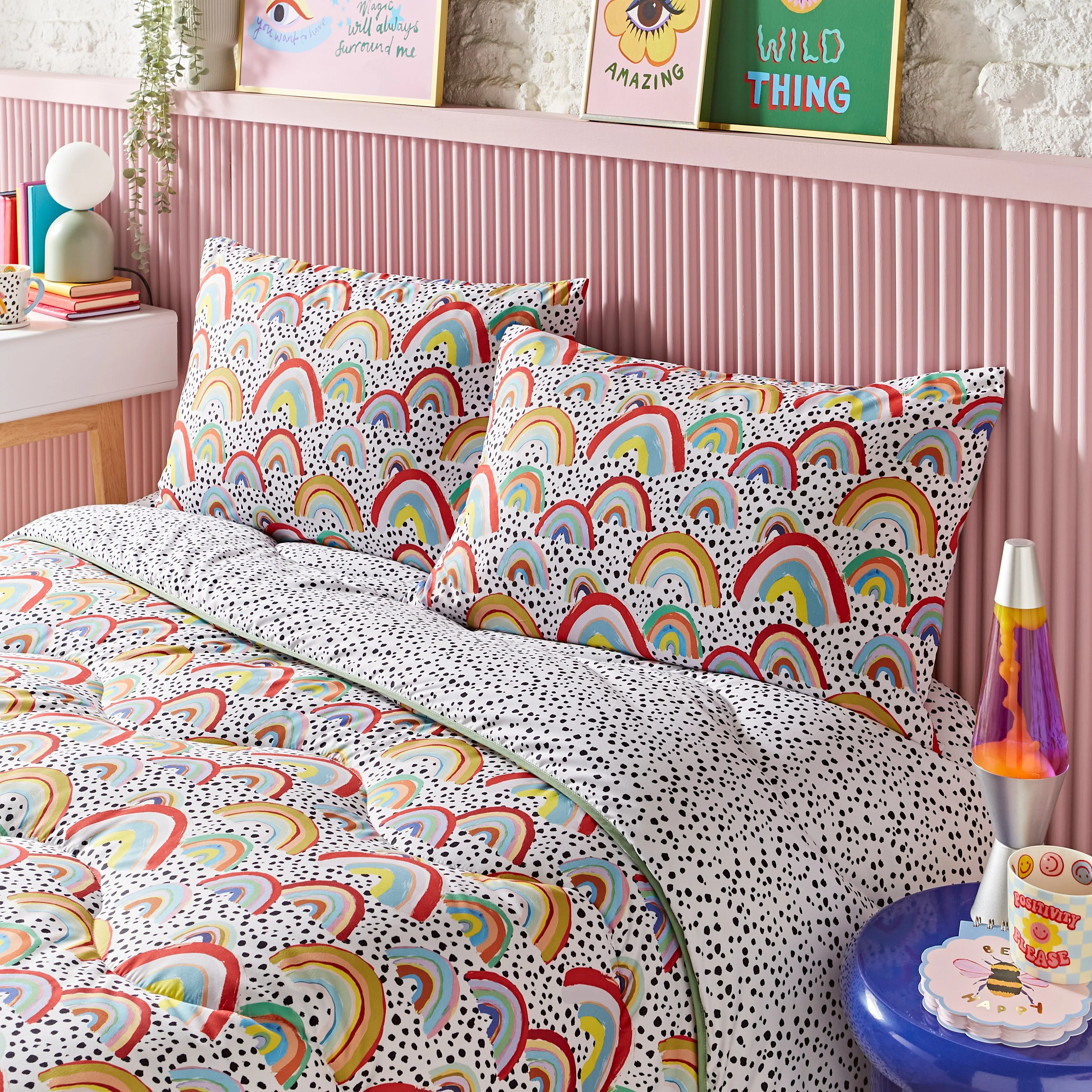 Eleanor Bowmer x Night Lark® Rainbow Coverless Duvet Set - Image 3