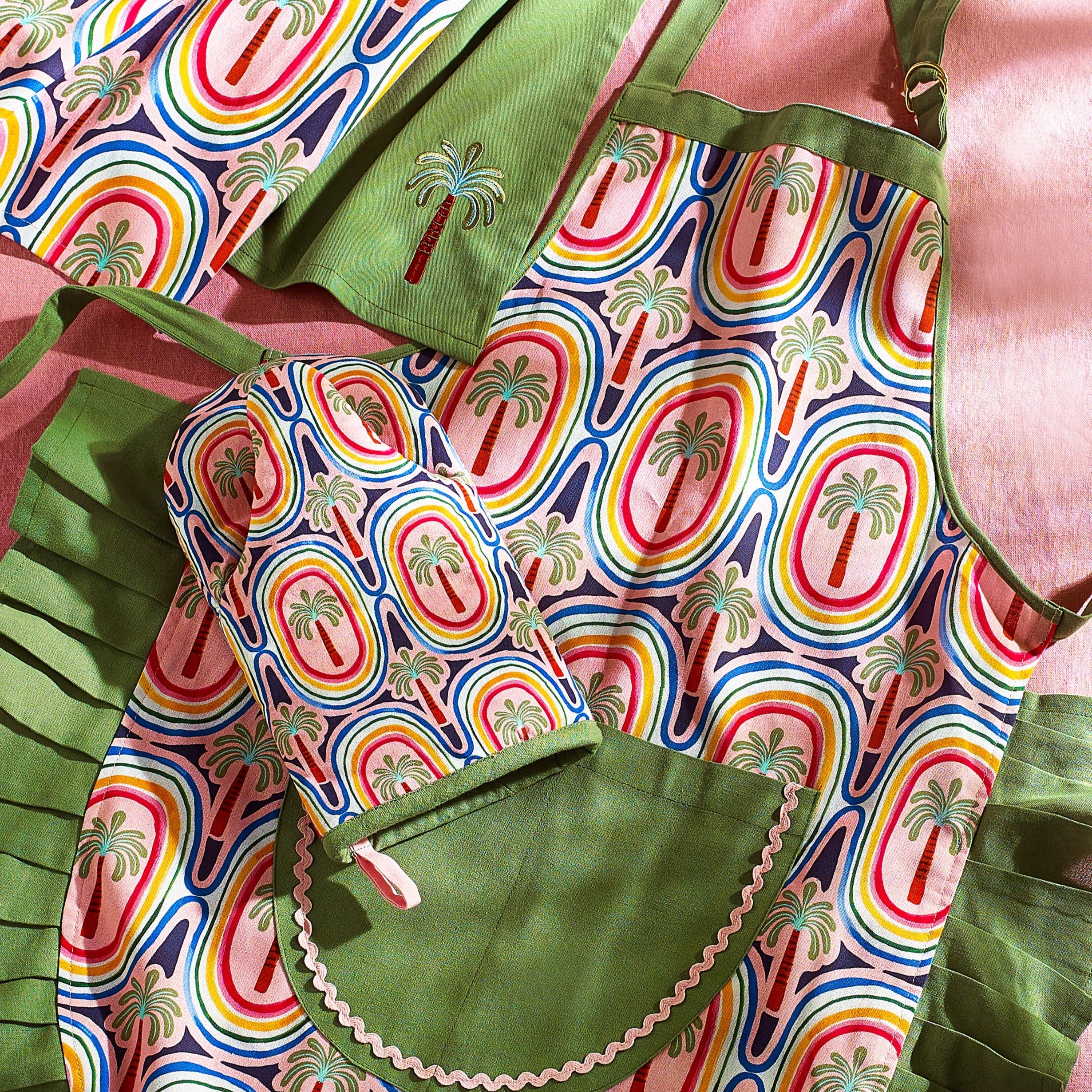 Electric Coast Palm Tree Apron - Image 4