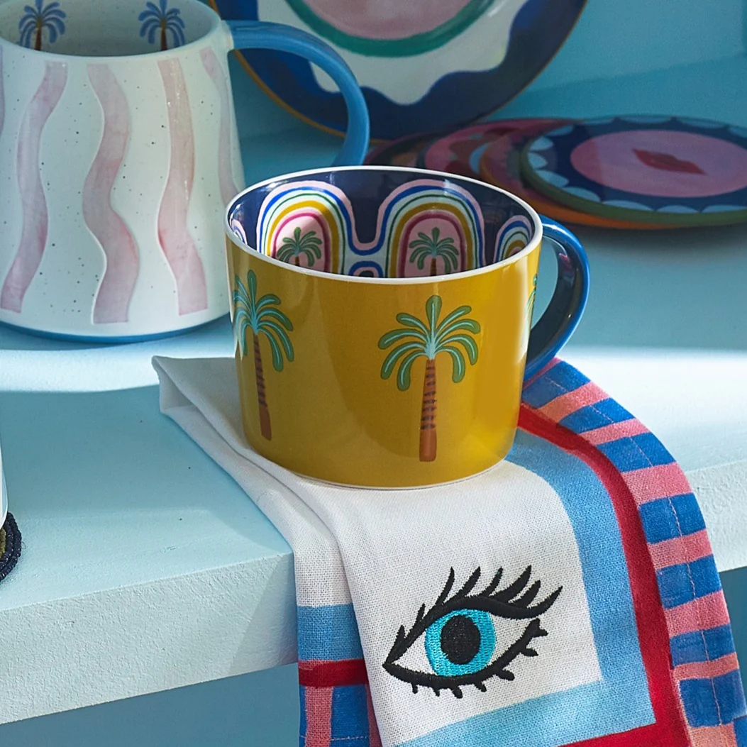 Electric Coast Palm Tree Mug - Image 2