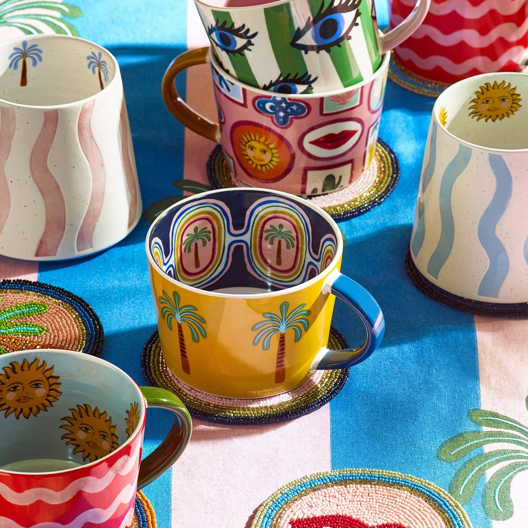 Electric Coast Palm Tree Mug - Image 3