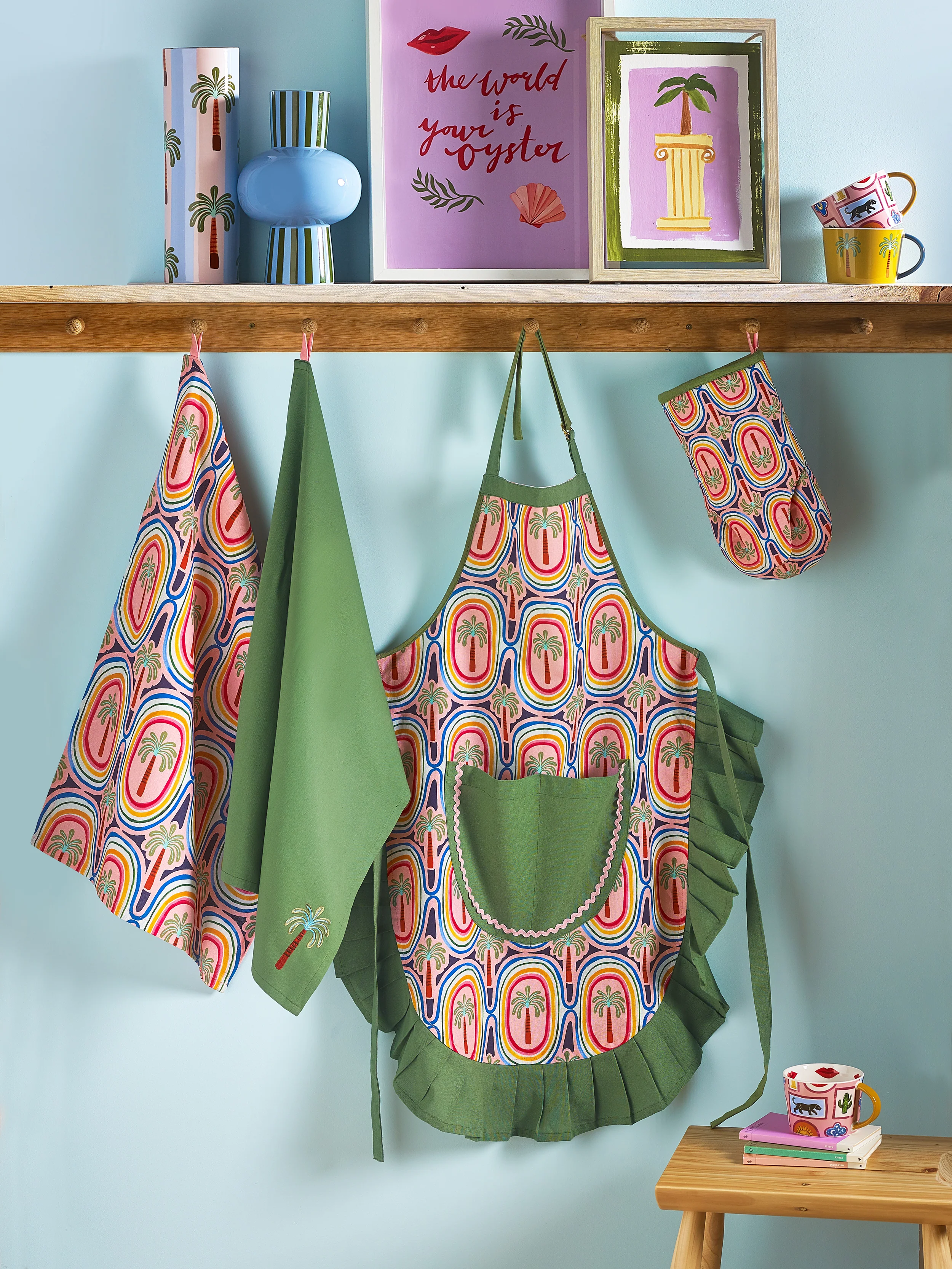 Electric Coast Palm Tree Tea Towels - Set of 2 - Image 6