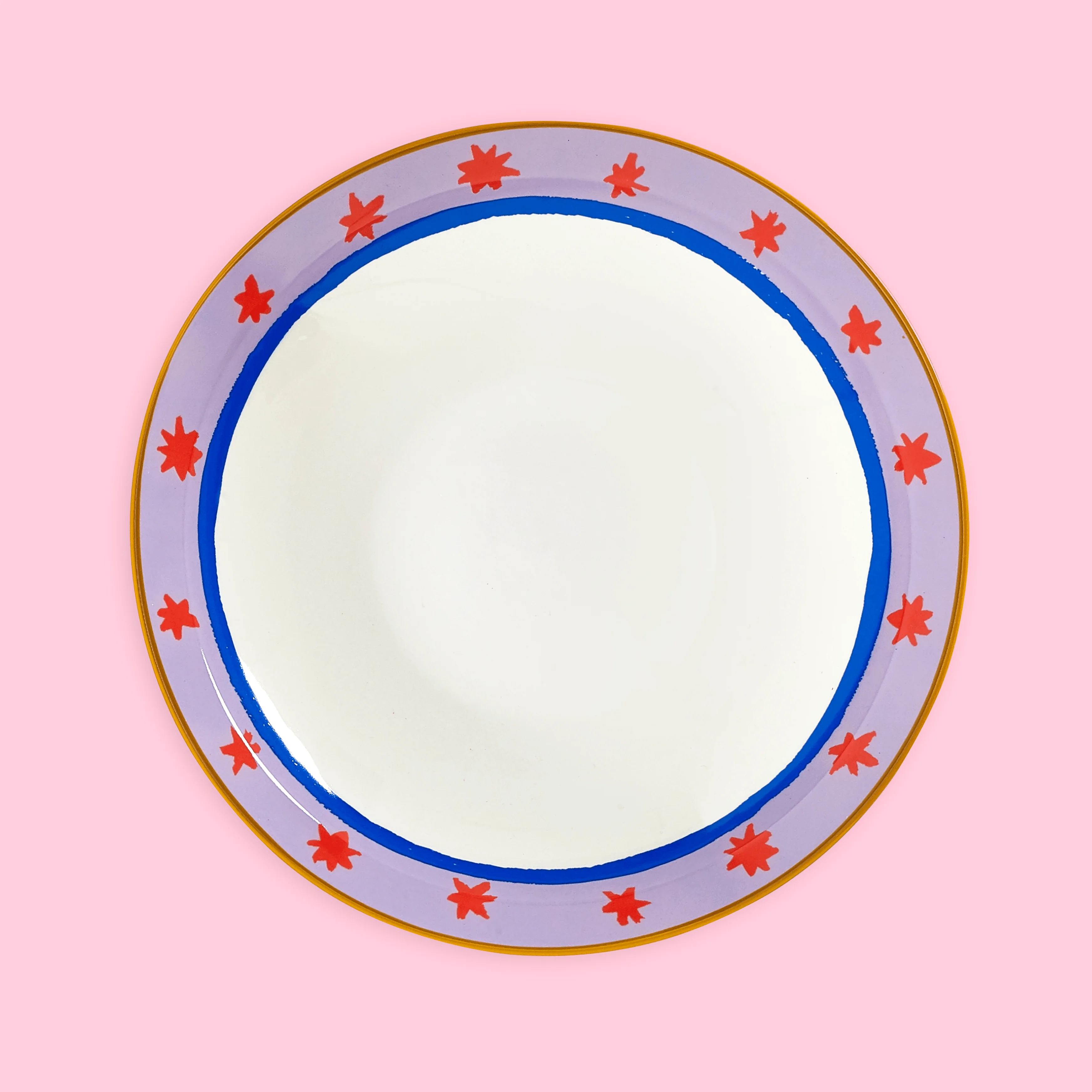 Electric Coast Red Star Pasta Bowl - Set of 4 - Image 4