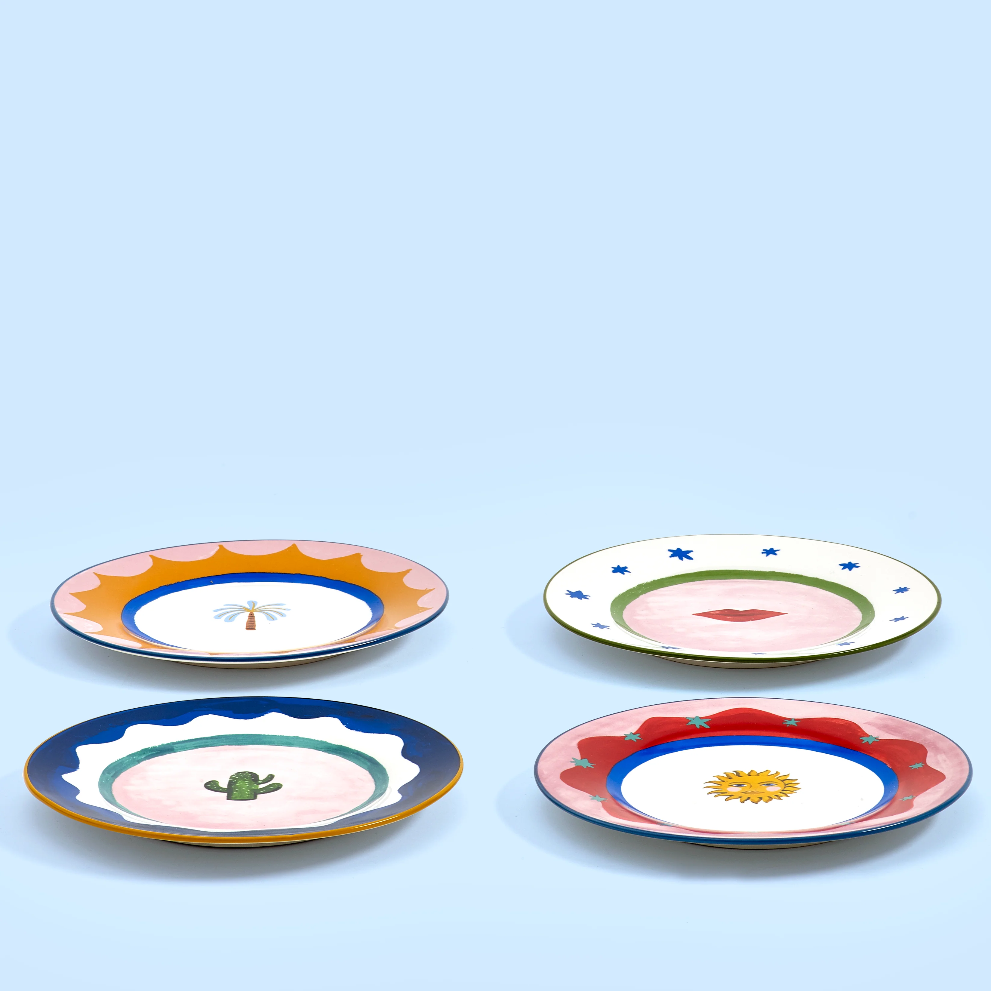 Electric Coast Icon Cake Plates - Set of 4 - Image 3
