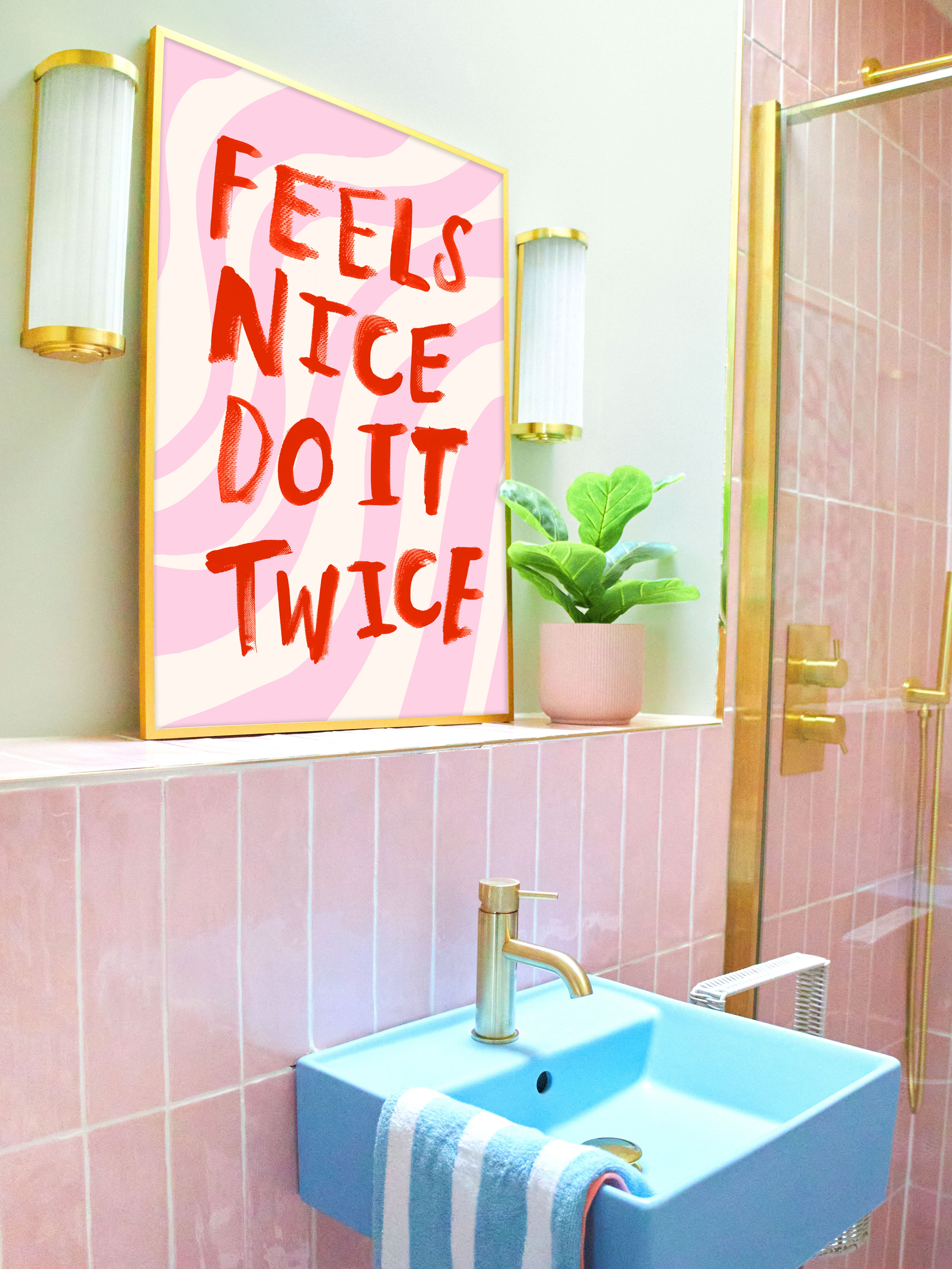 Feels Nice Do It Twice Print - Image 2