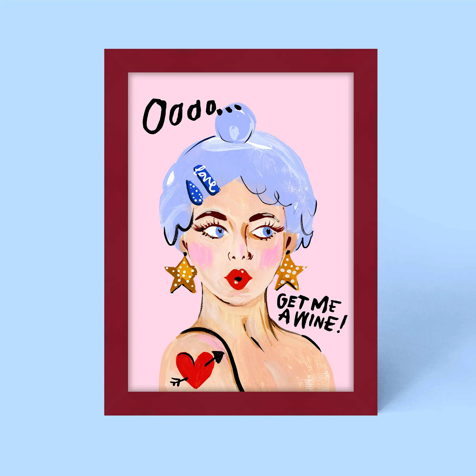 Get Me A Wine Framed Print - Image 2