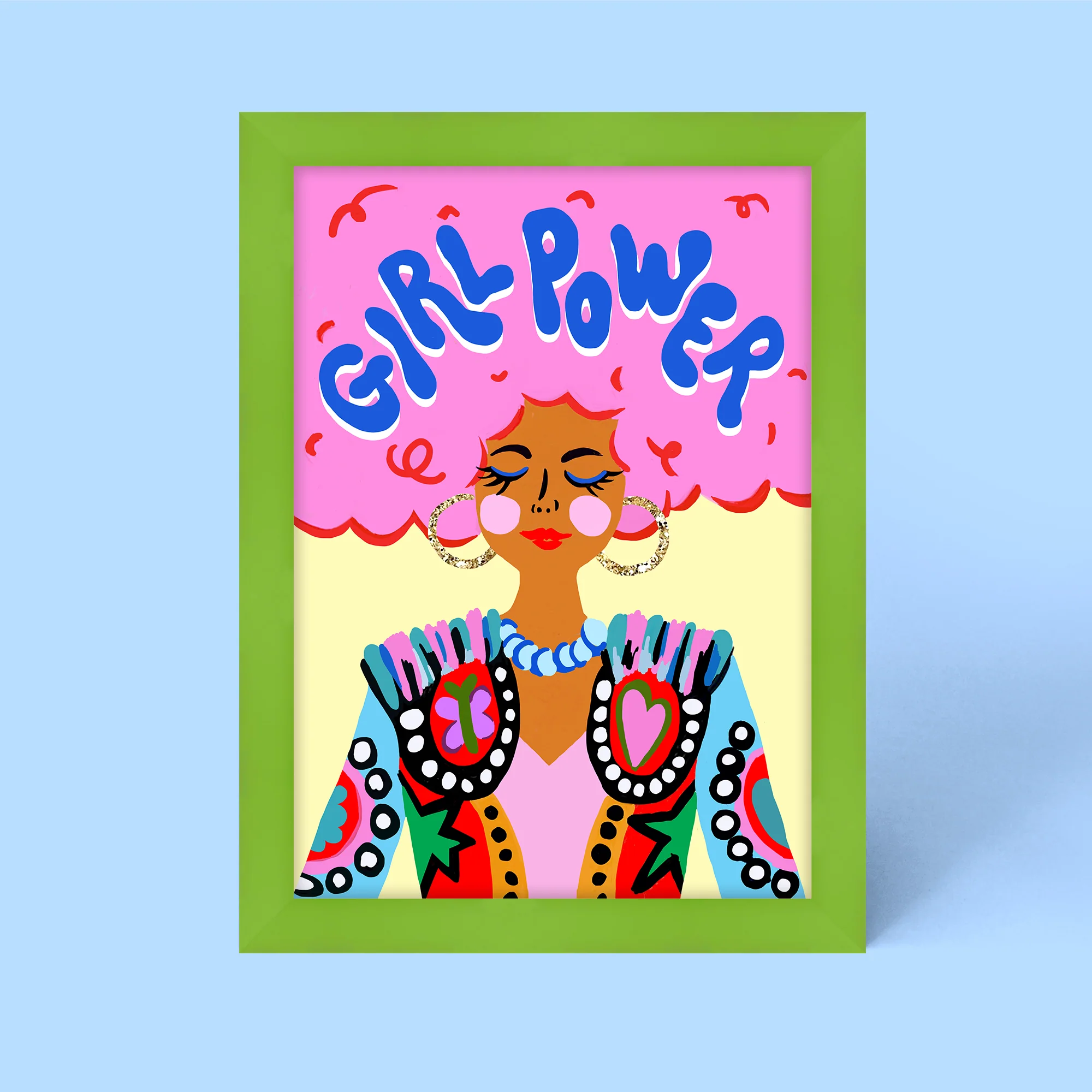 Girl Power Framed Print - Image 3