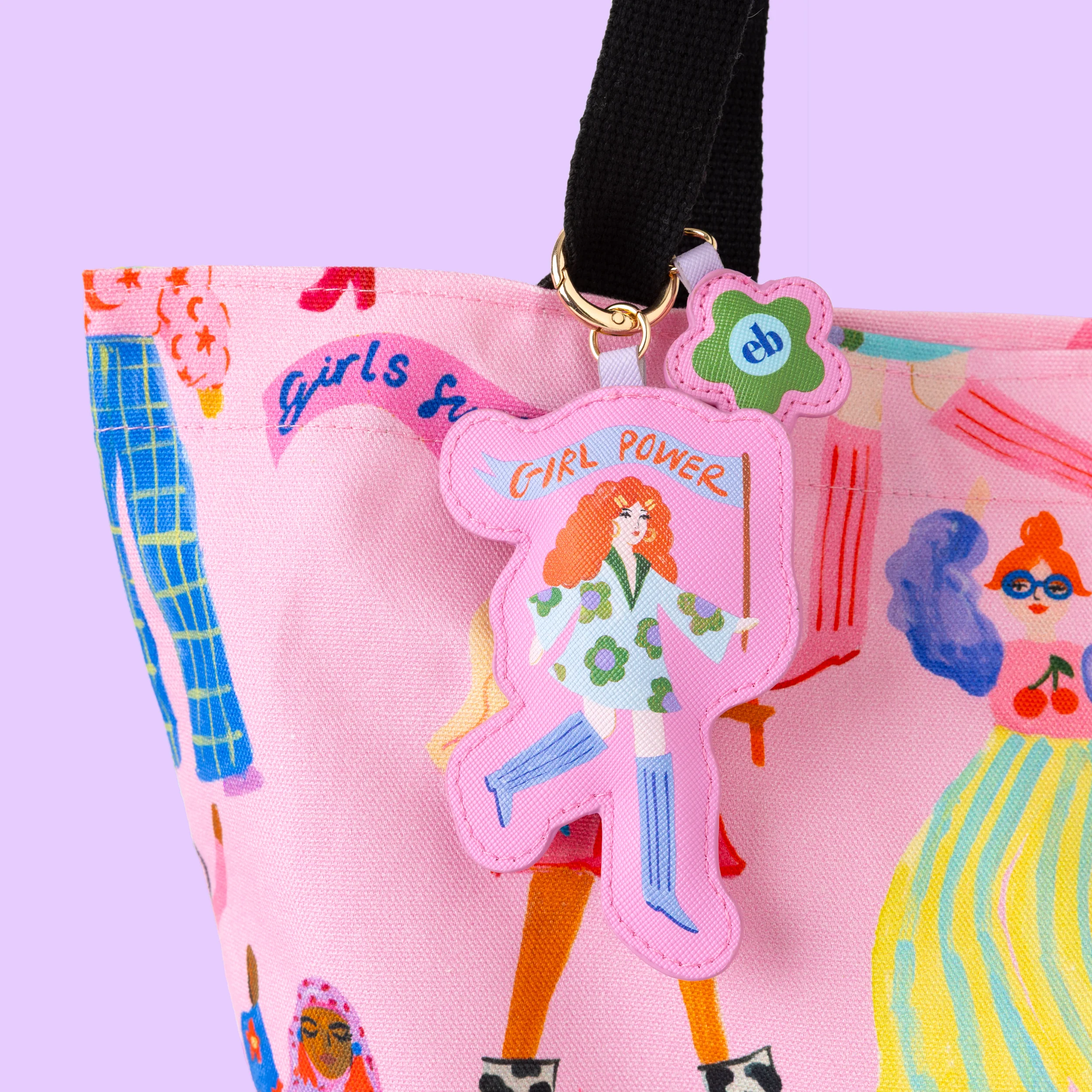 Girls Rule Bag Charm - Image 2