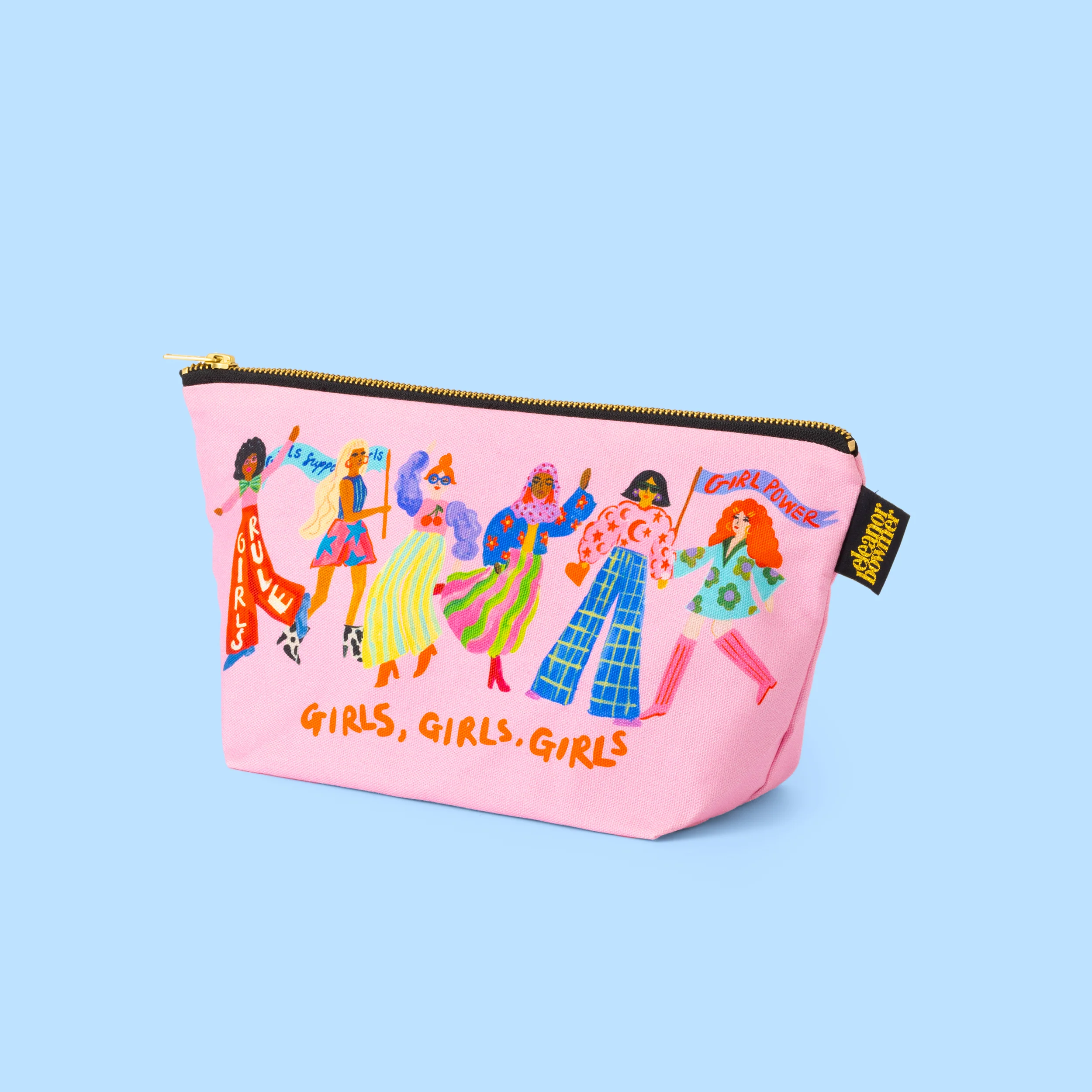 Girls Rule Zip Bag - Image 4