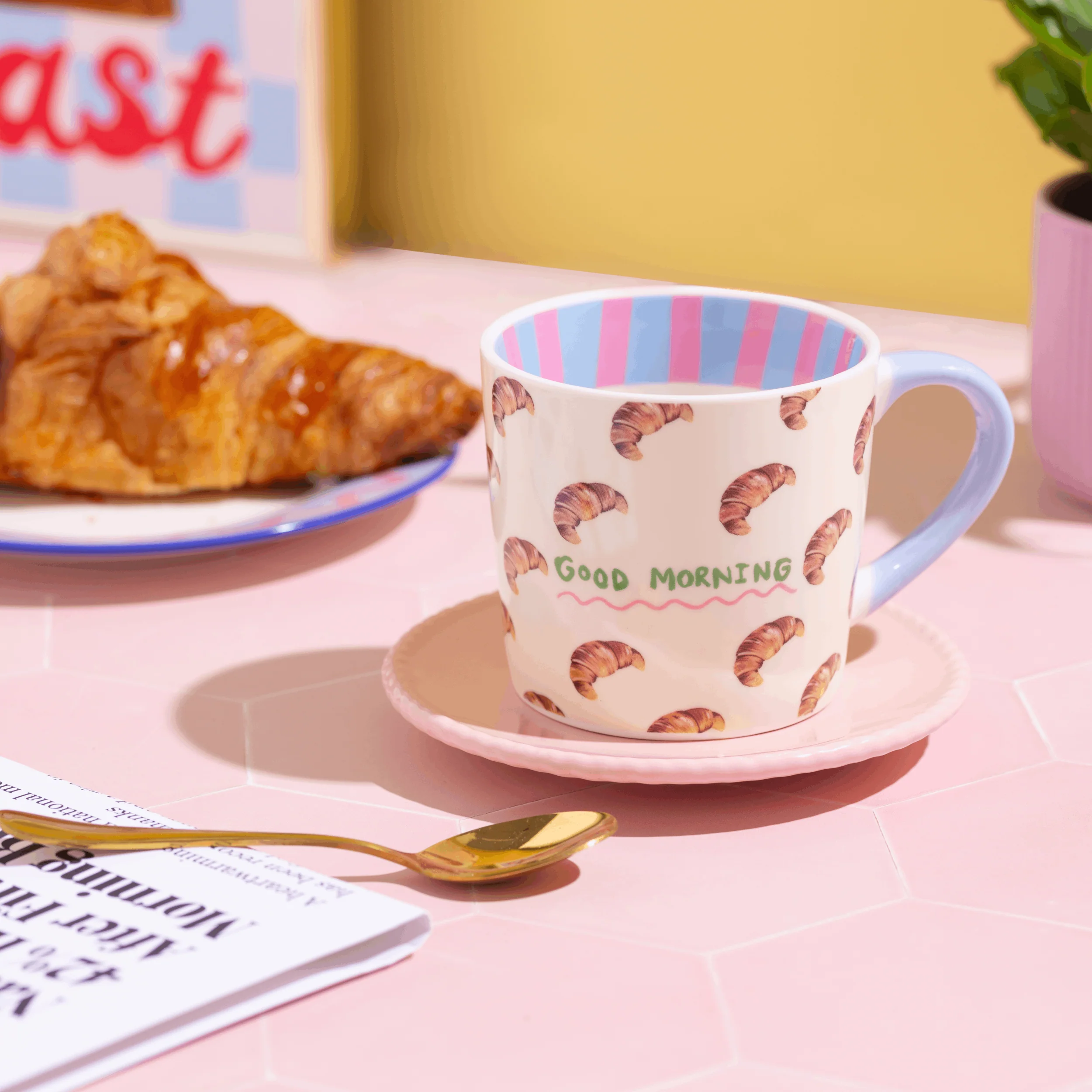 Good Morning Croissant Mug - Image 2