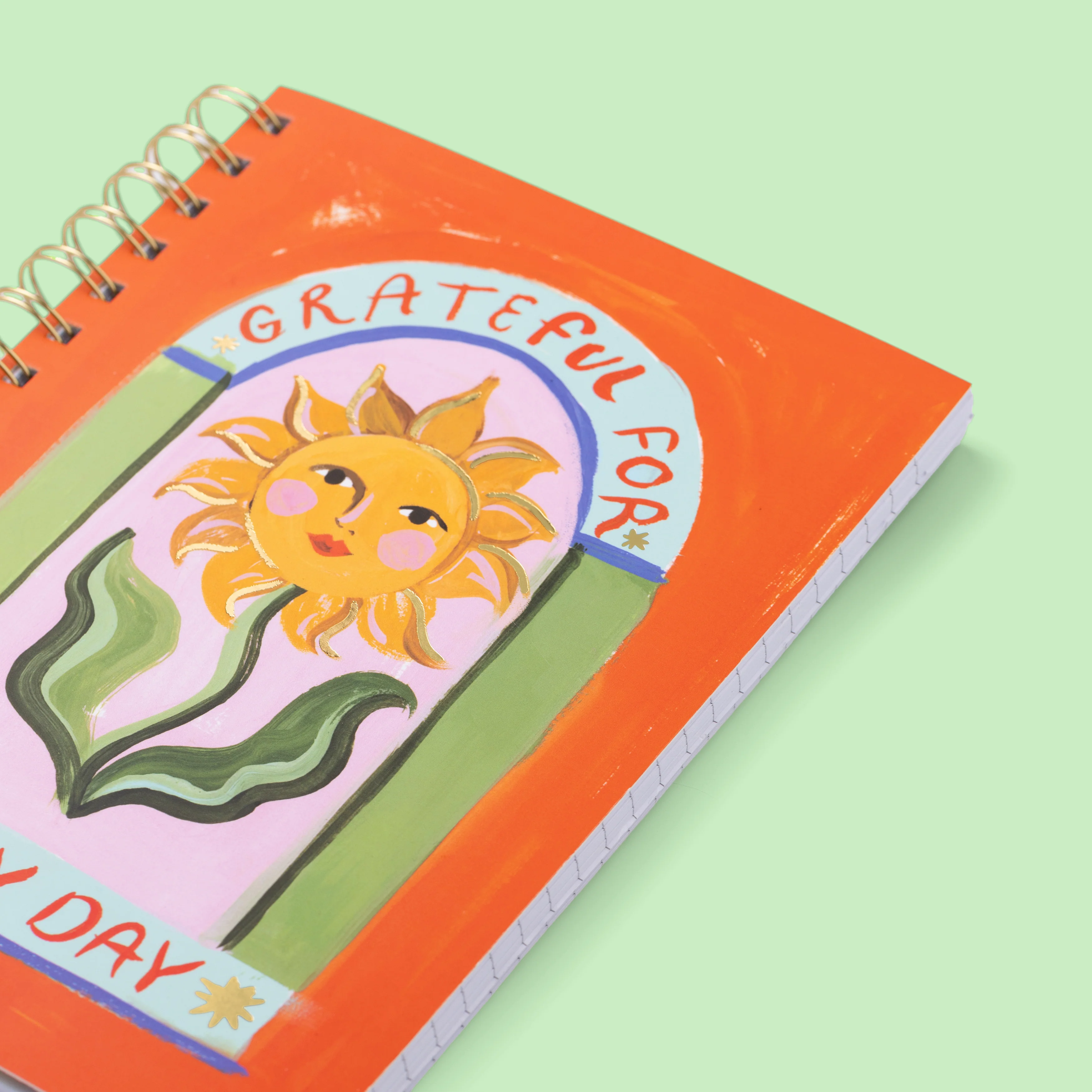 Grateful For Every Day Sunflower Notebook - Image 2