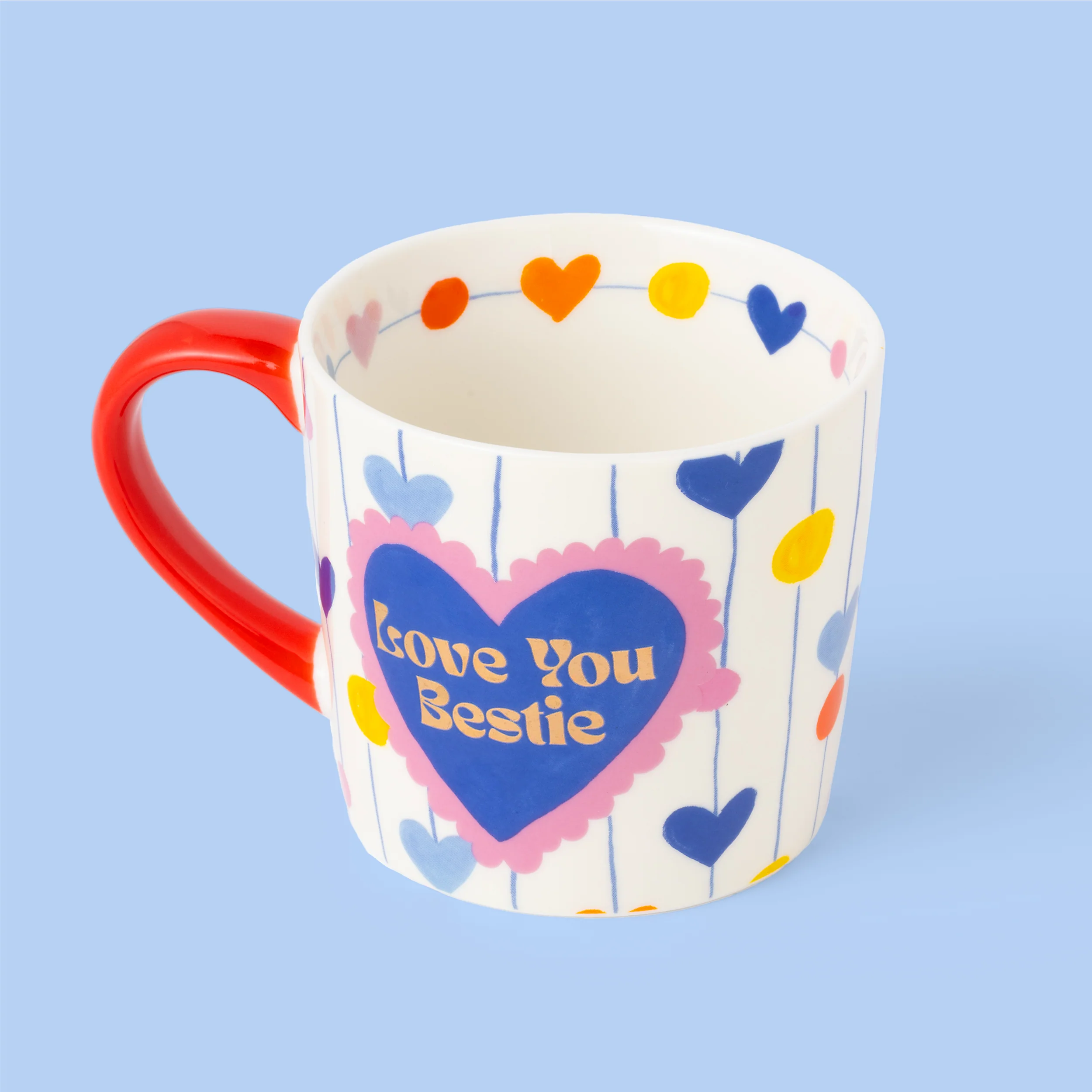 Heart Strings Love You Bestie Mug - Image 2