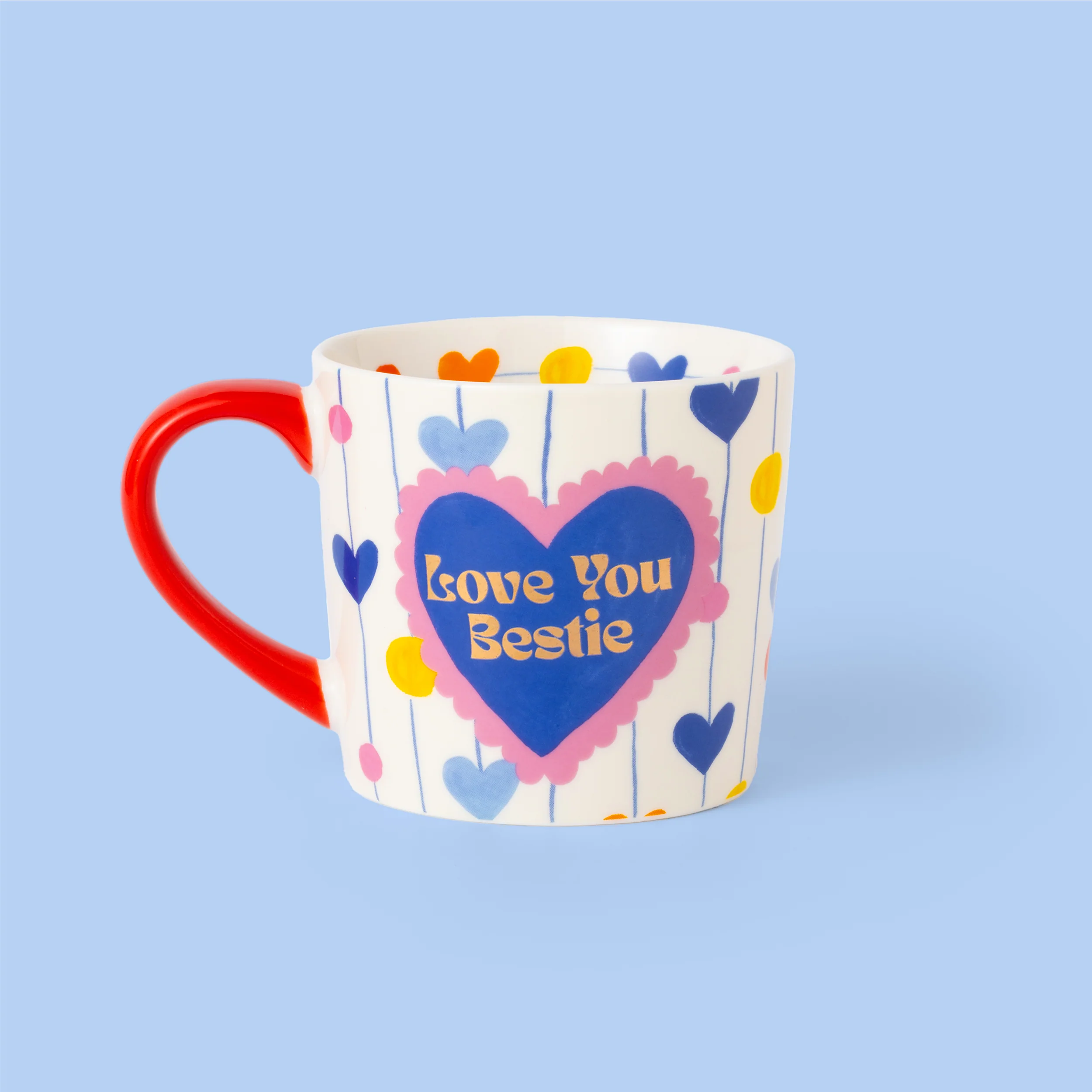 Heart Strings Love You Bestie Mug - Image 3