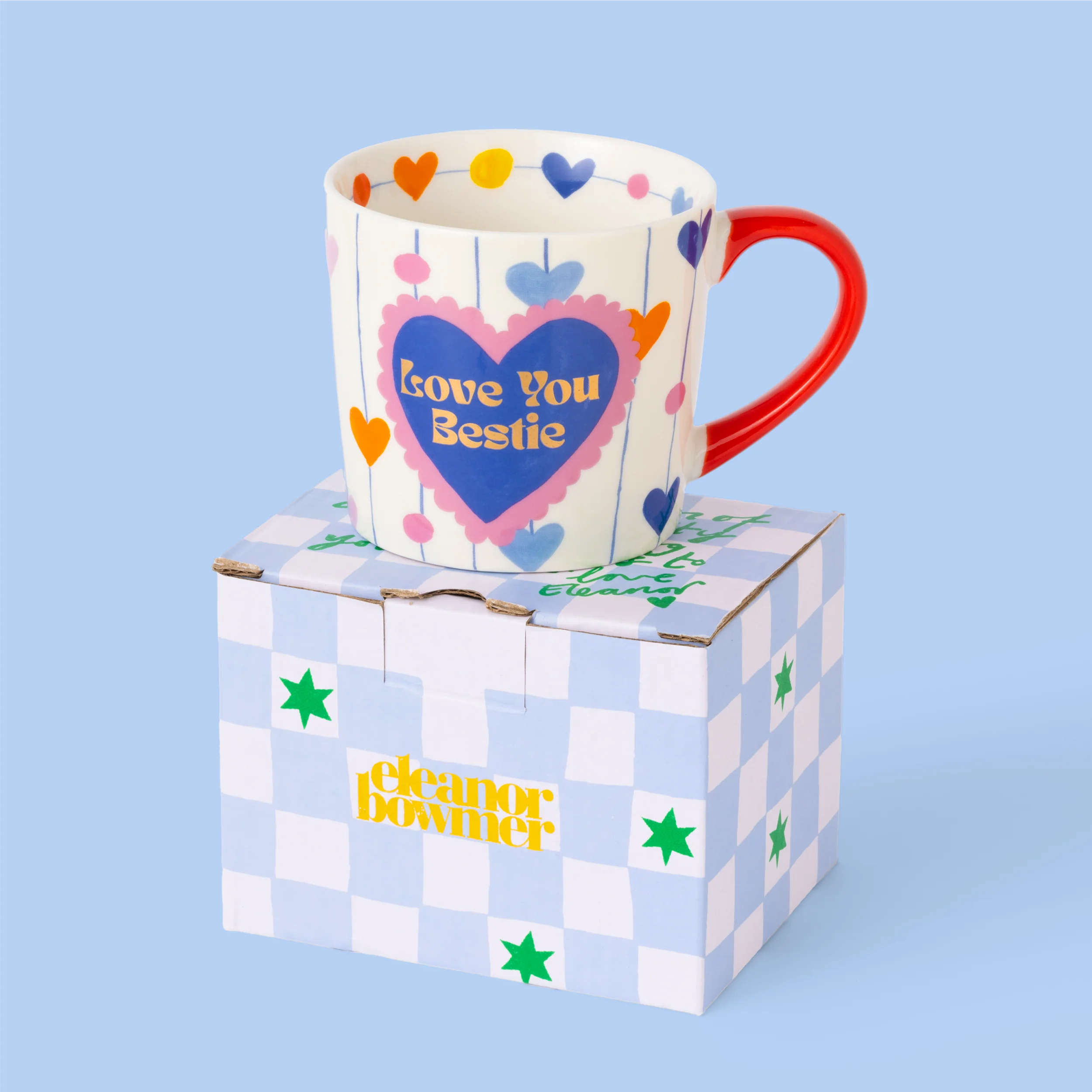 Heart Strings Love You Bestie Mug - Image 4