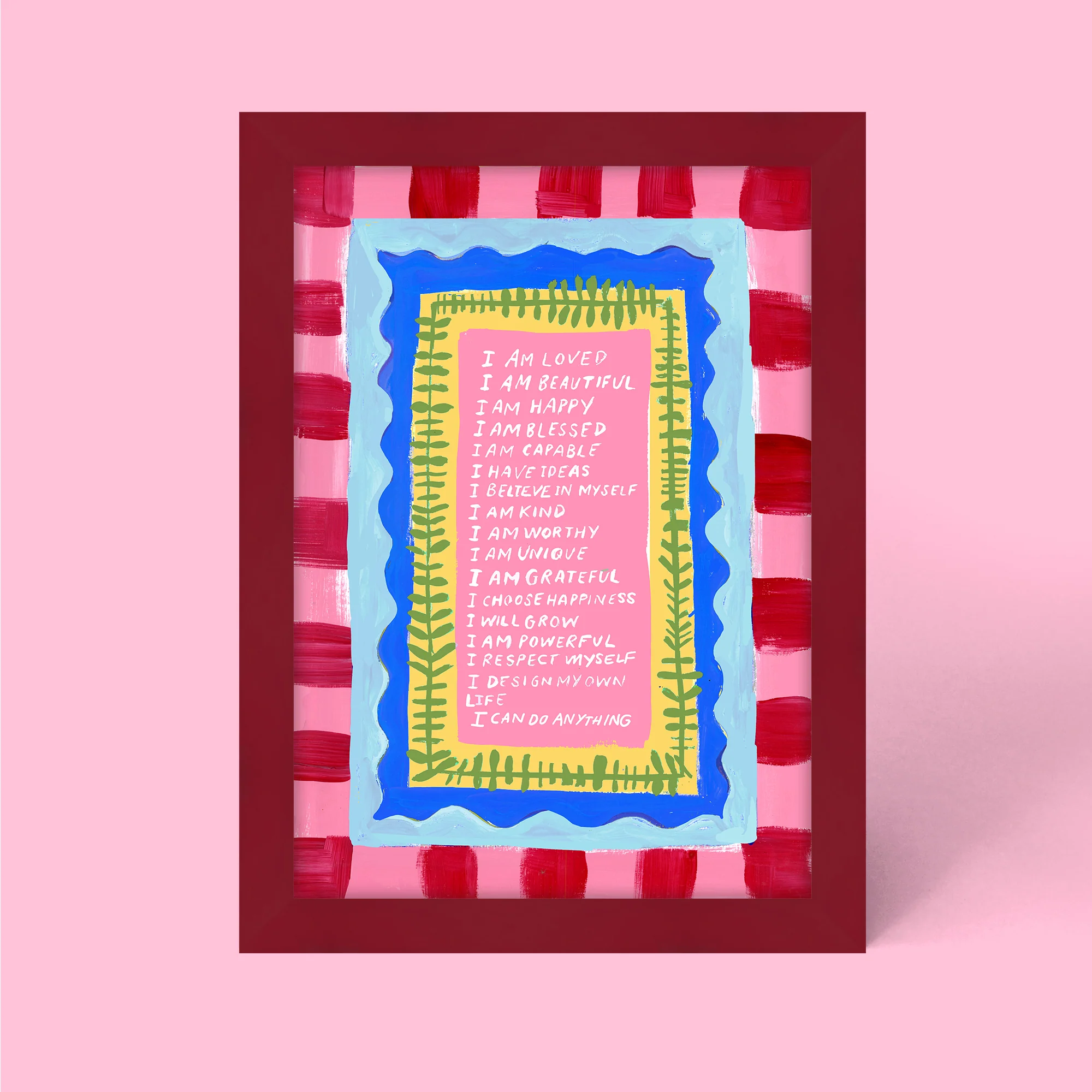 I Can Do Anything Affirmations Framed Print - Image 2
