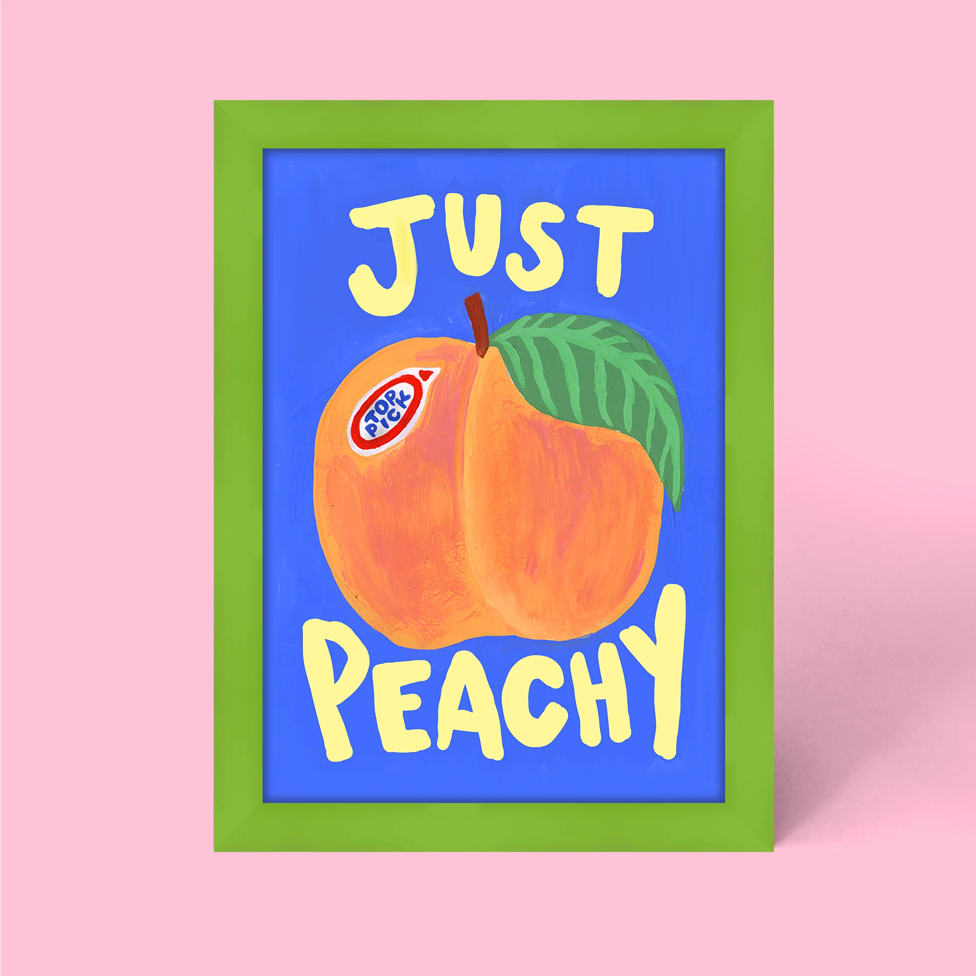 Just Peachy Framed Print - Image 2