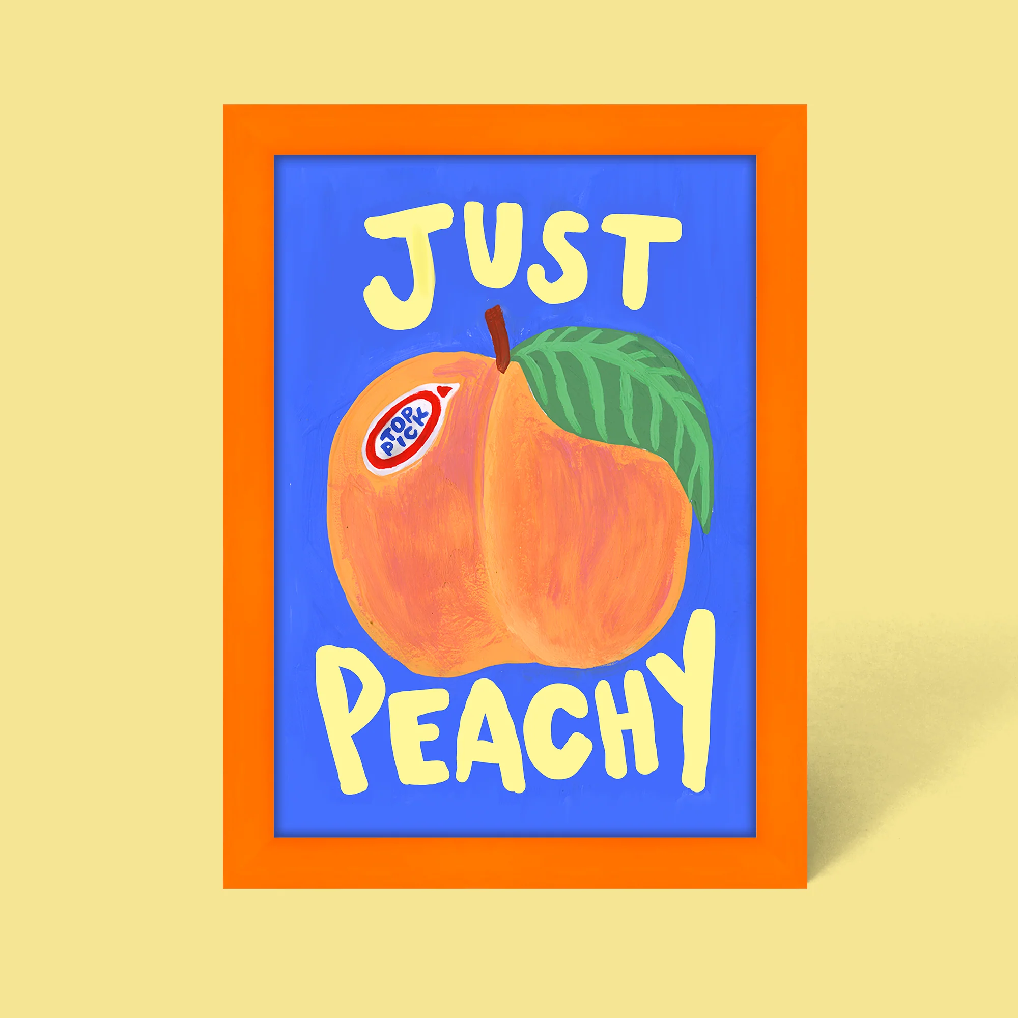 Just Peachy Framed Print - Image 3