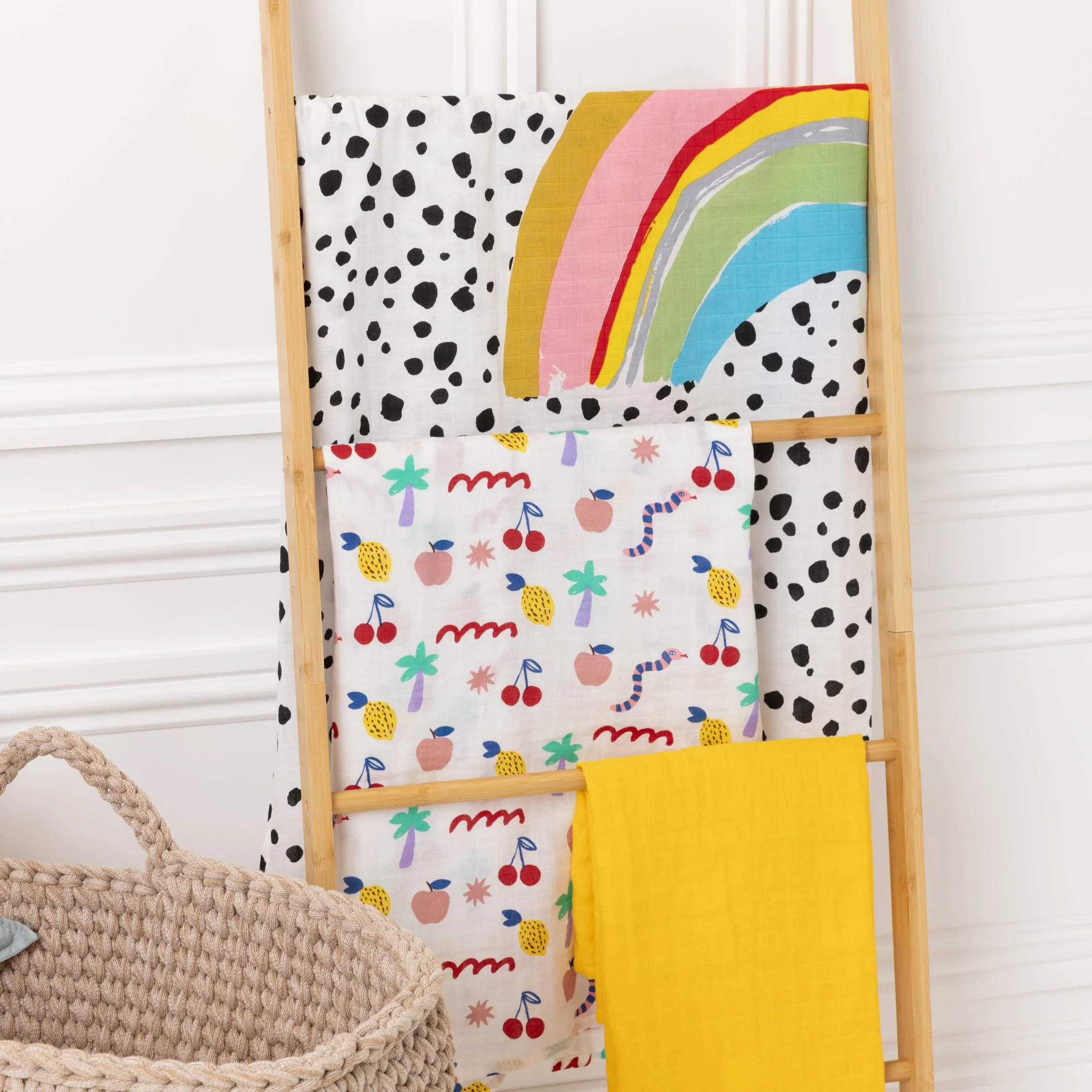 Baby Large Muslin Cloths - Set of 3 - Image 2