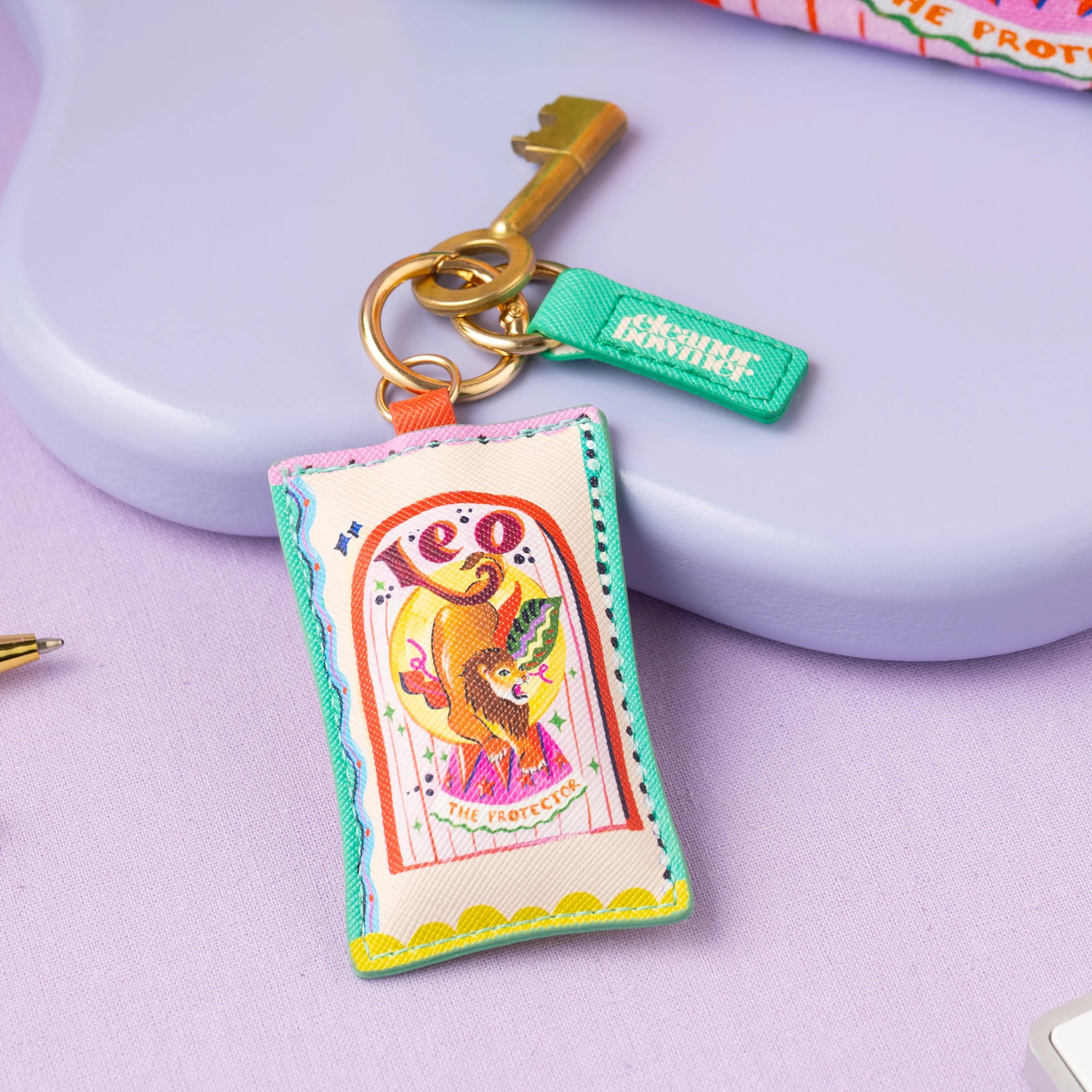 Leo Zodiac Keyring - Image 2