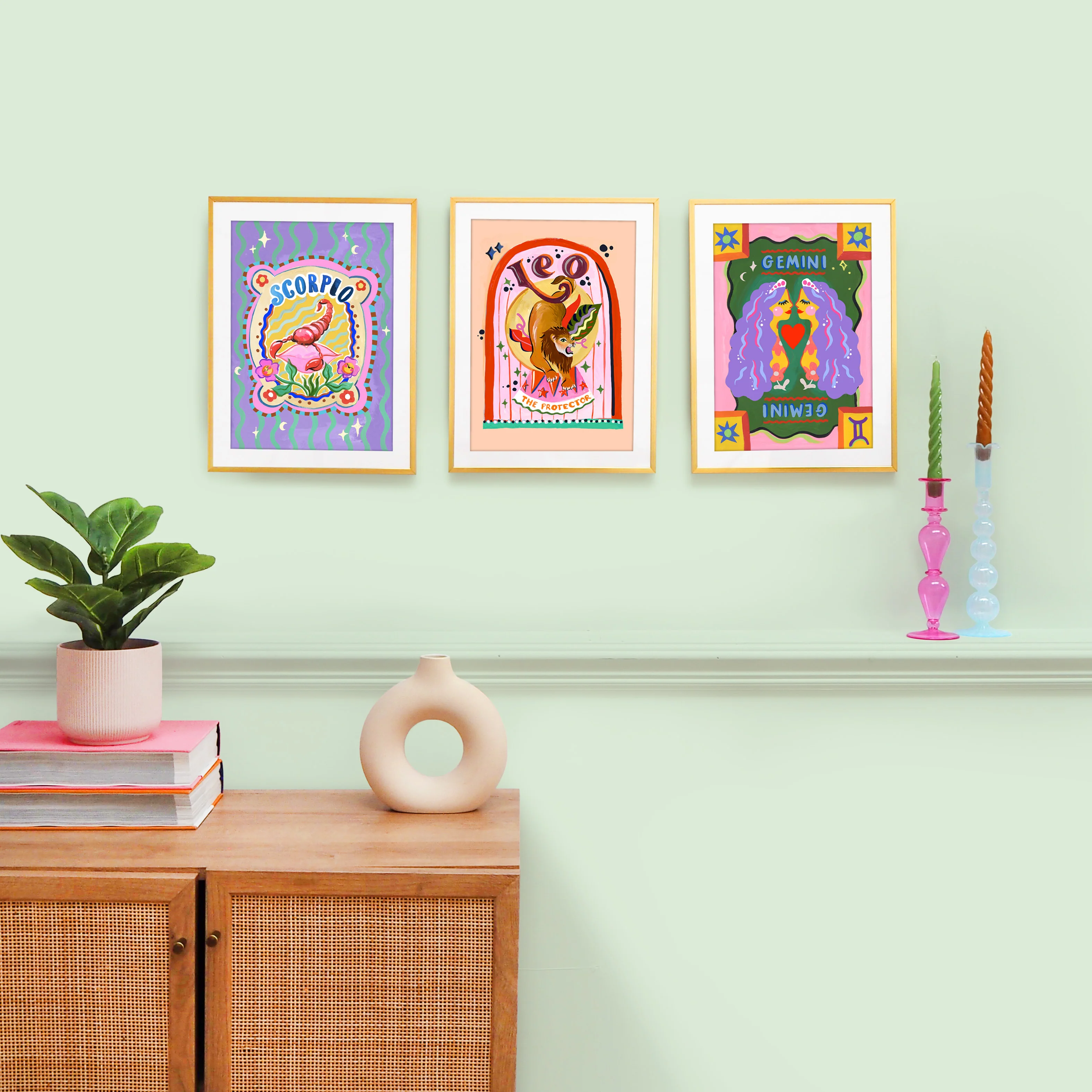 Leo Zodiac Print - Image 3