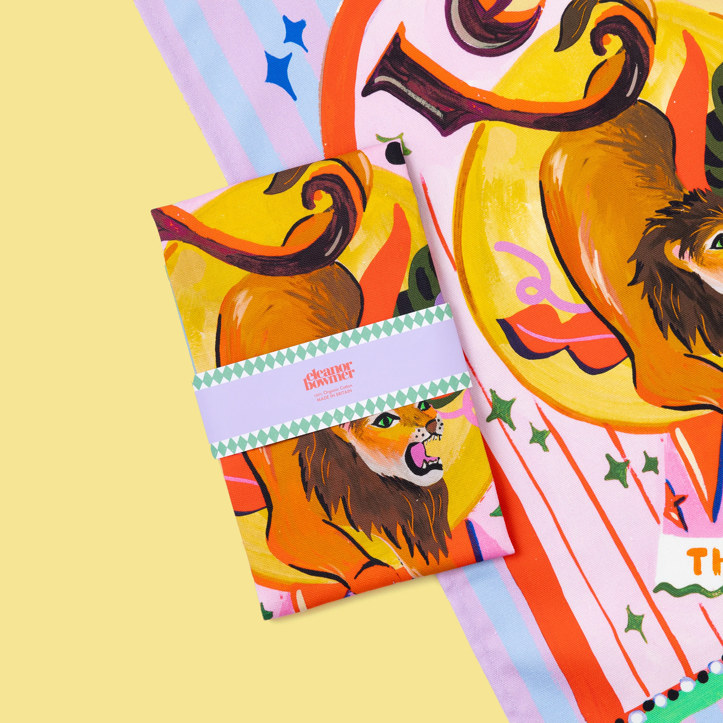 Leo Zodiac Tea Towel - Image 2