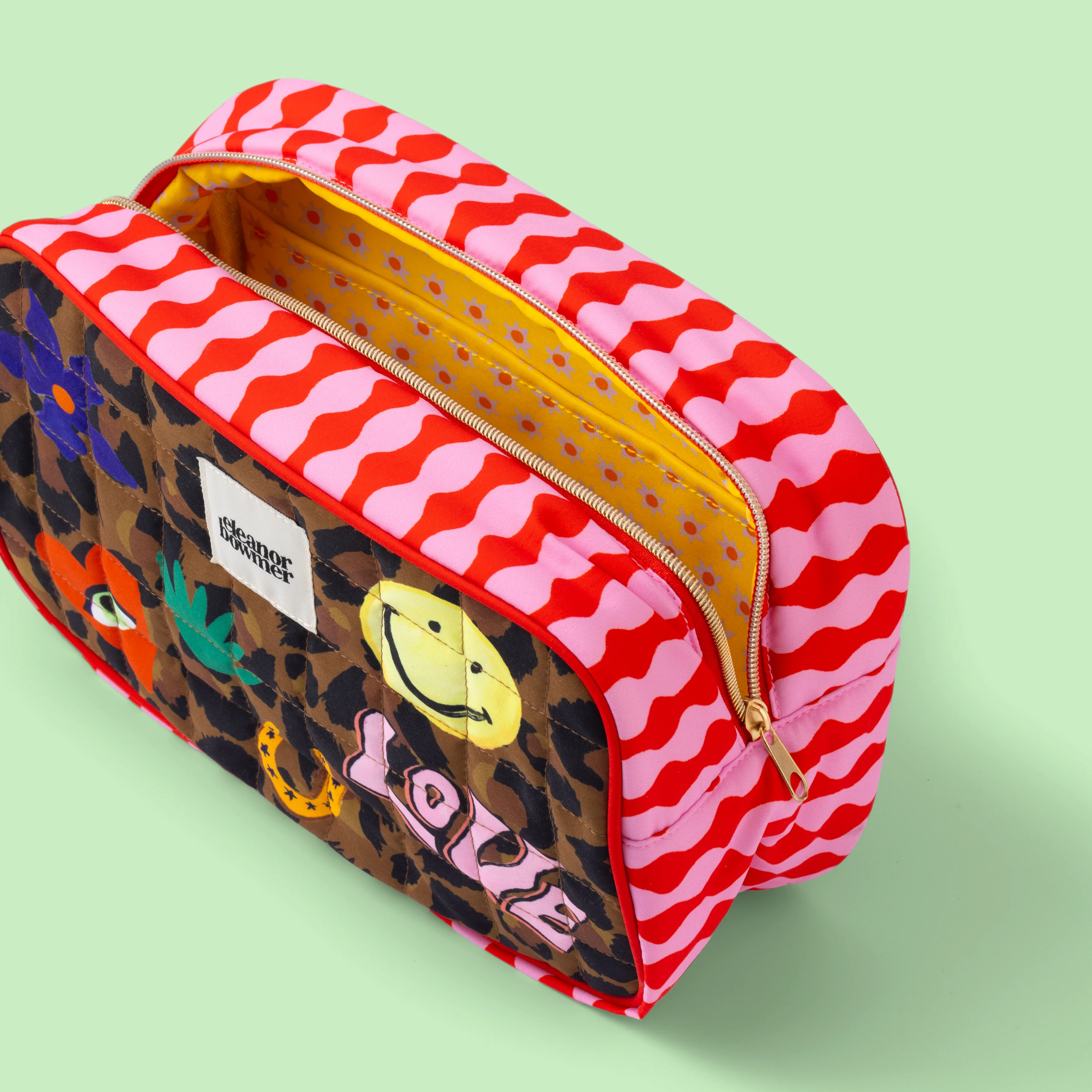 Leopard Icon Wash Bag - Image 2