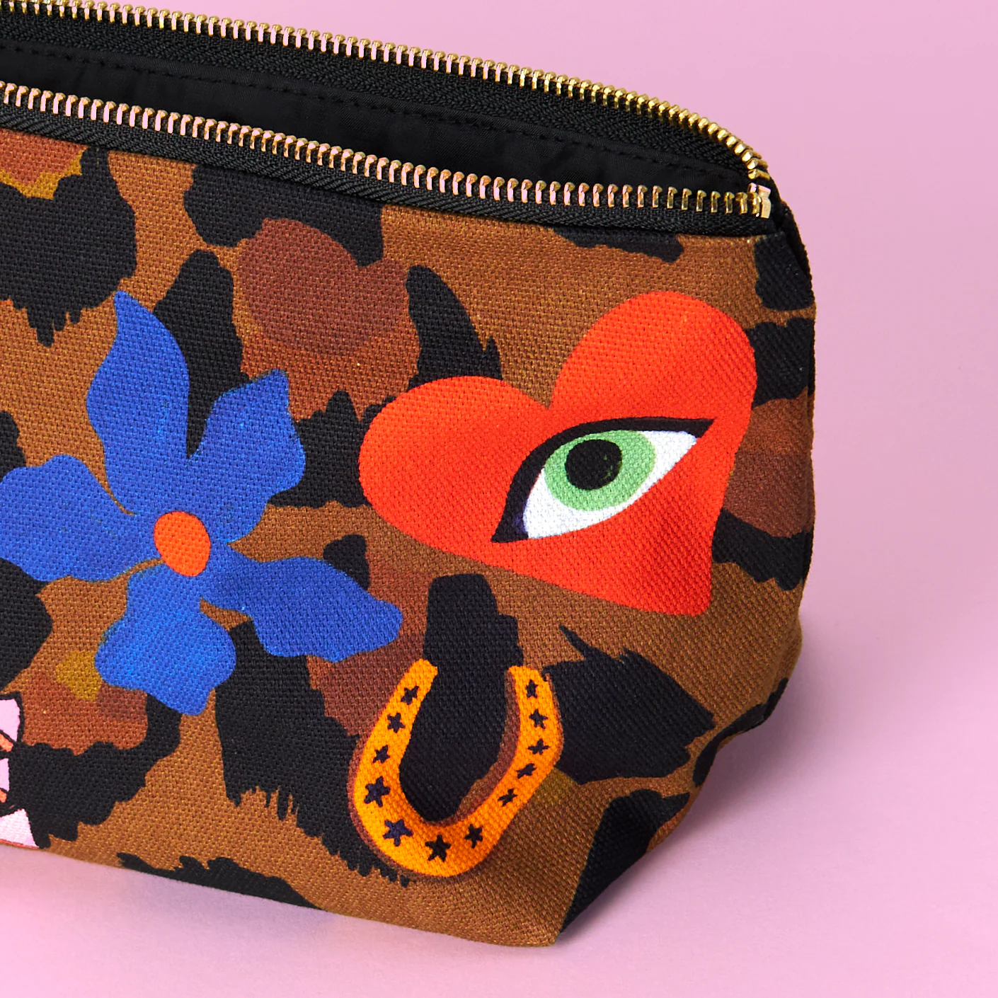 Leopard Icon Zip Bag - Image 4
