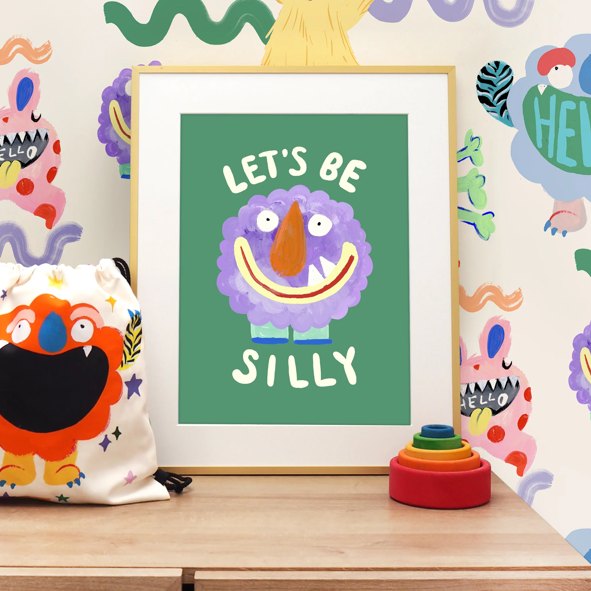 Let's Be Silly Monster Print - Image 4