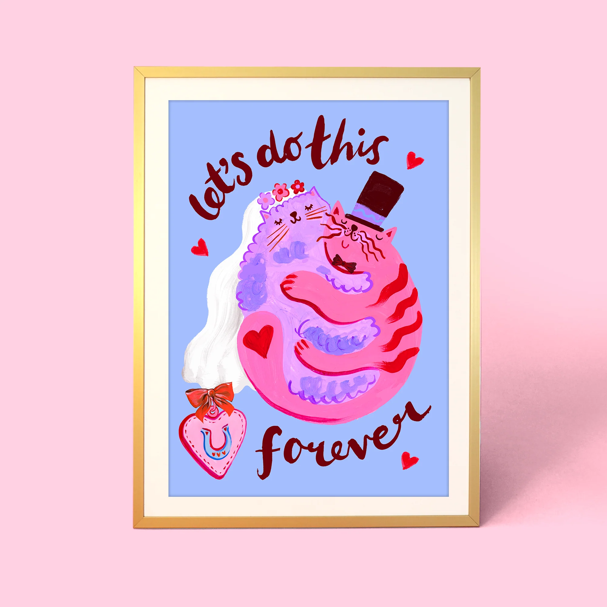 Let's Do This Forever Personalised Print - Image 2