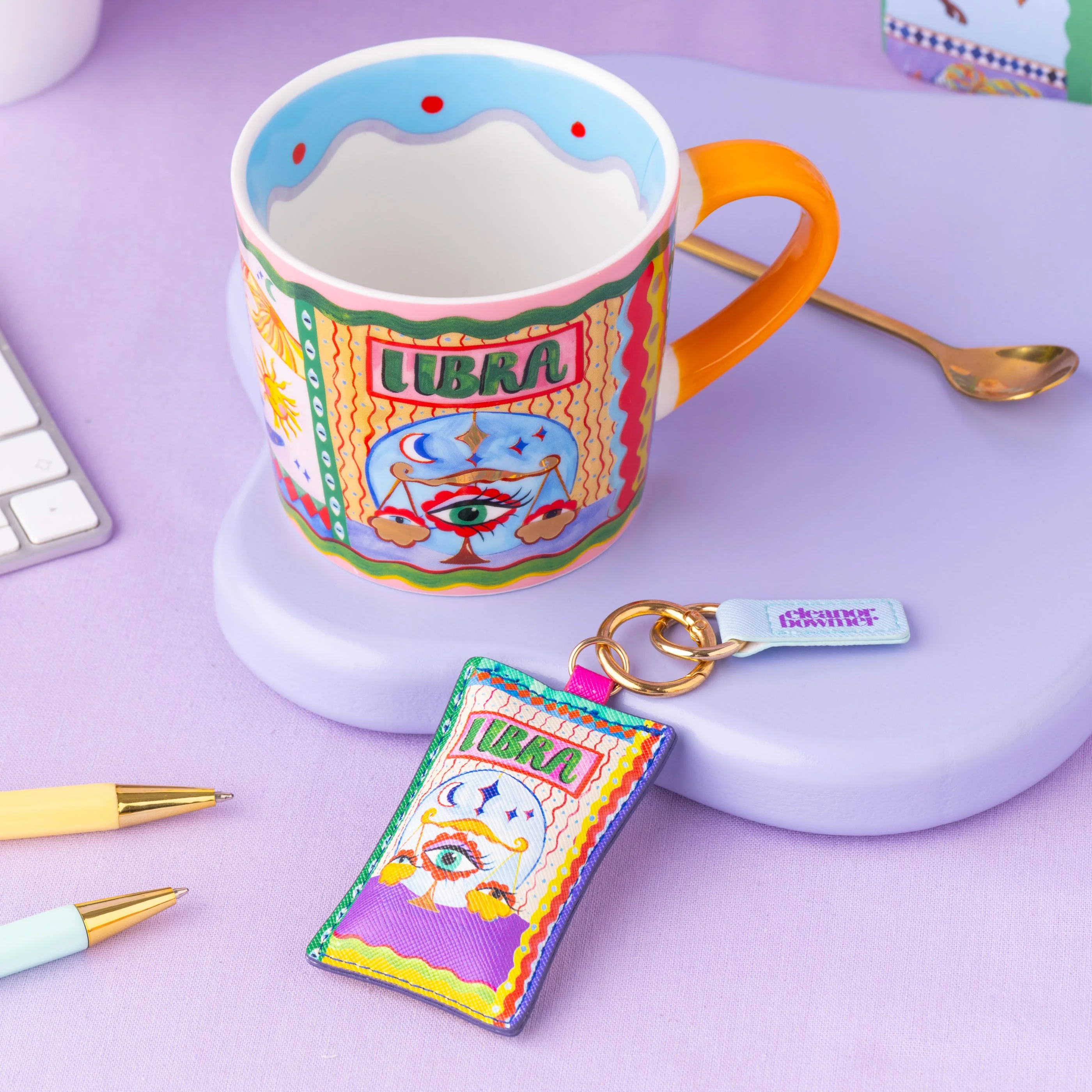 Libra Zodiac Keyring - Image 3
