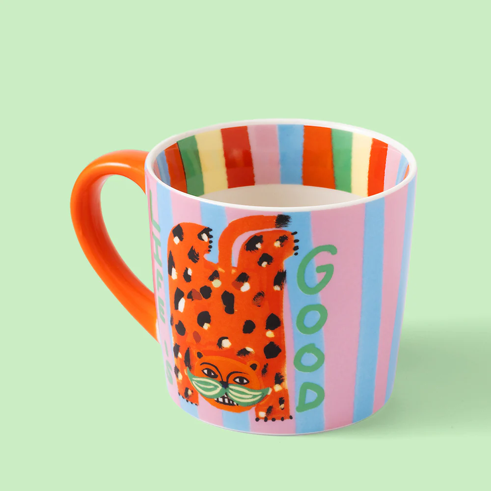 Life is Good Leopard Mug - Image 2